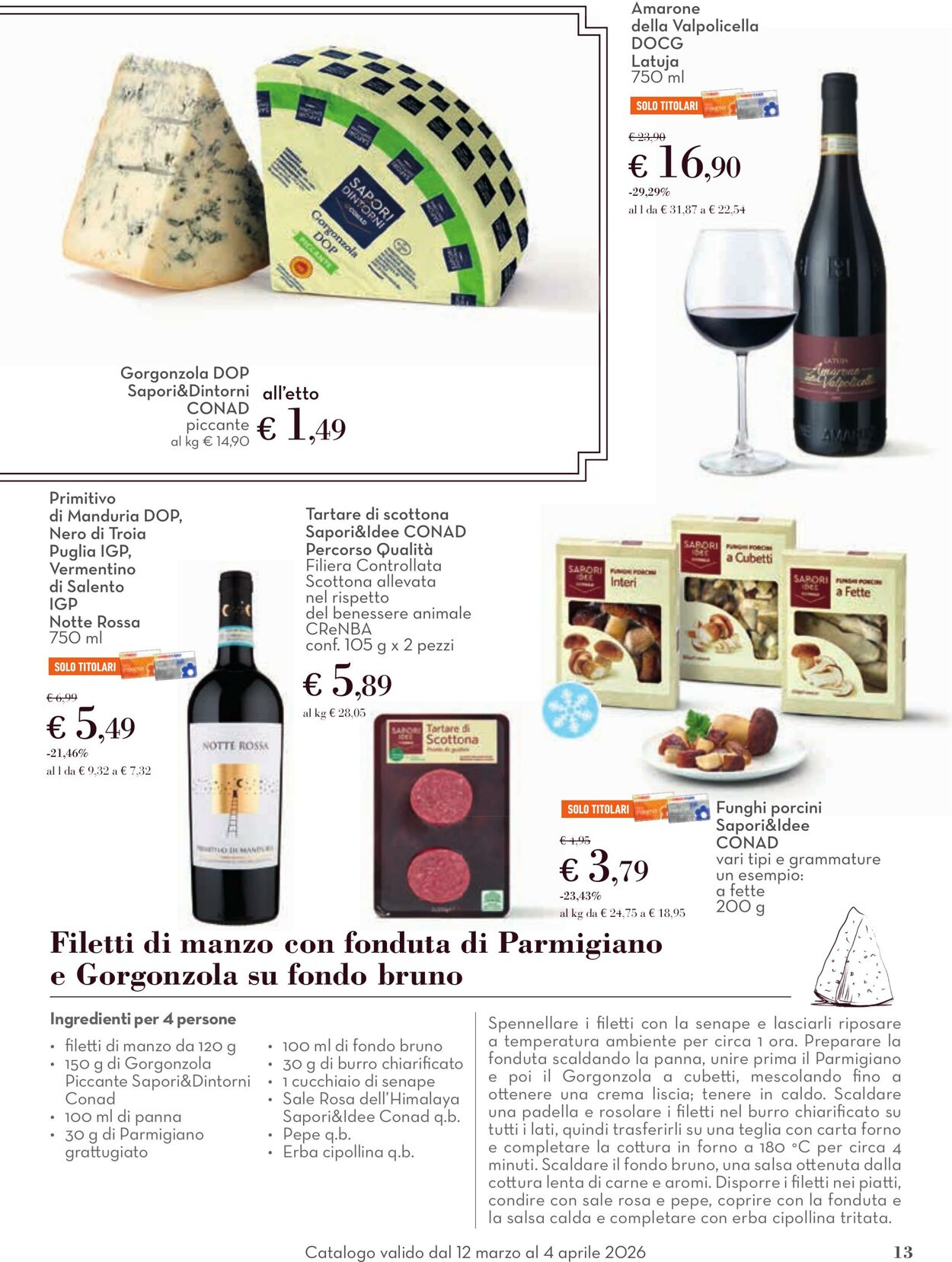 Volantino Conad 12.03.2026 - 04.04.2026