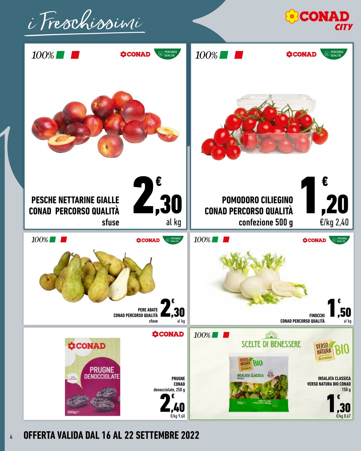 Volantino Conad 16.09.2022 - 22.09.2022