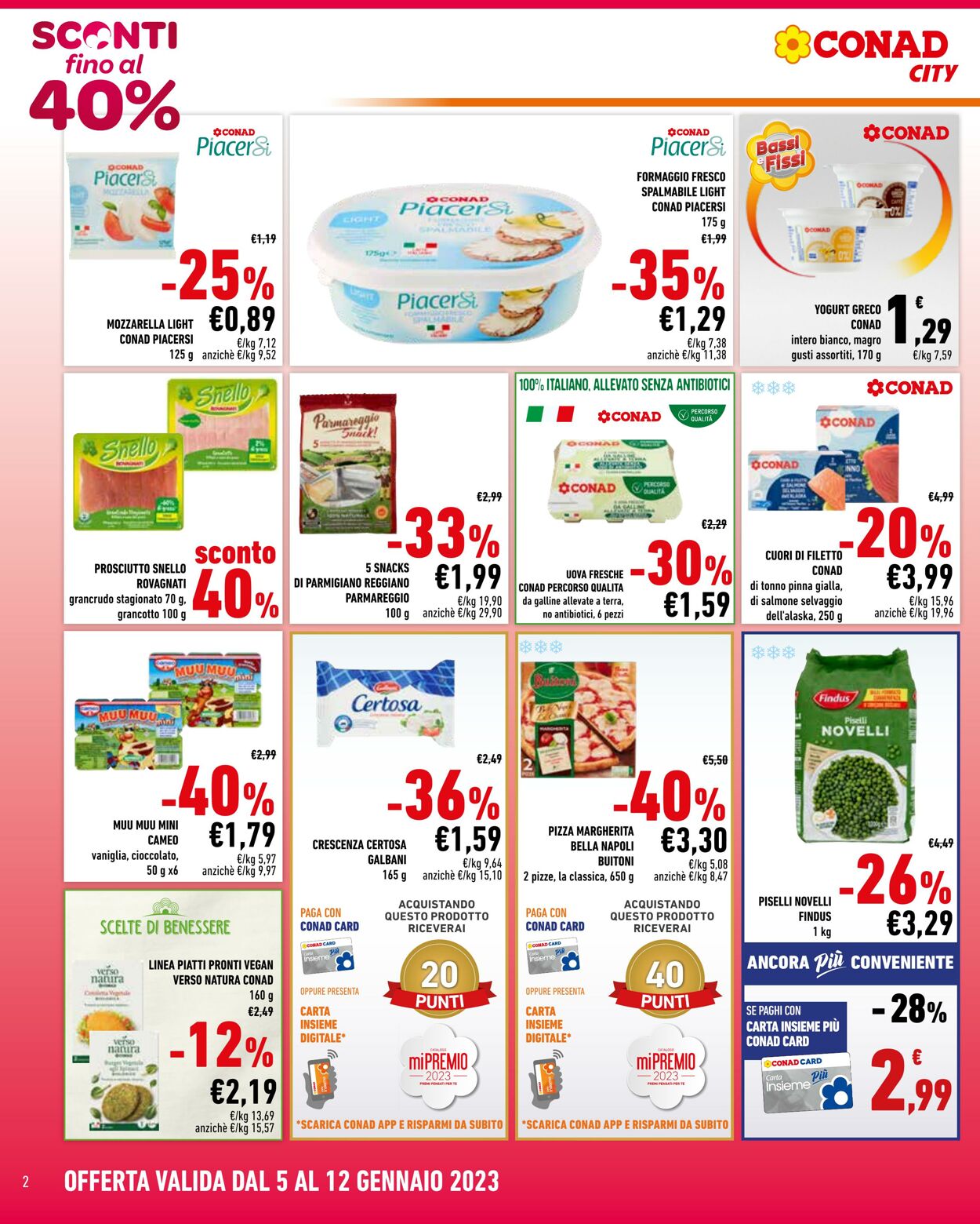 Volantino Conad 05.01.2023 - 12.01.2023