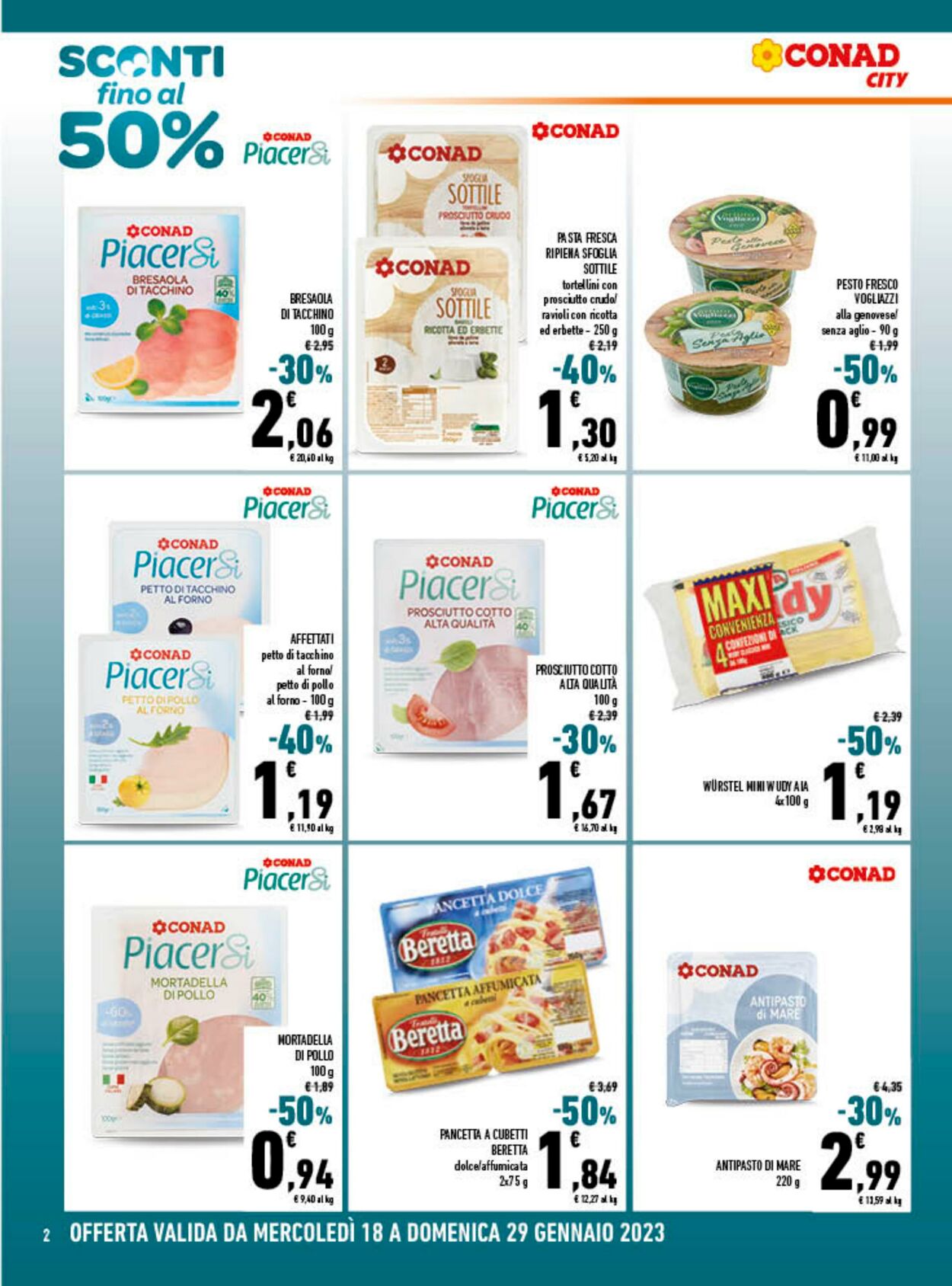 Volantino Conad 18.01.2023 - 29.01.2023