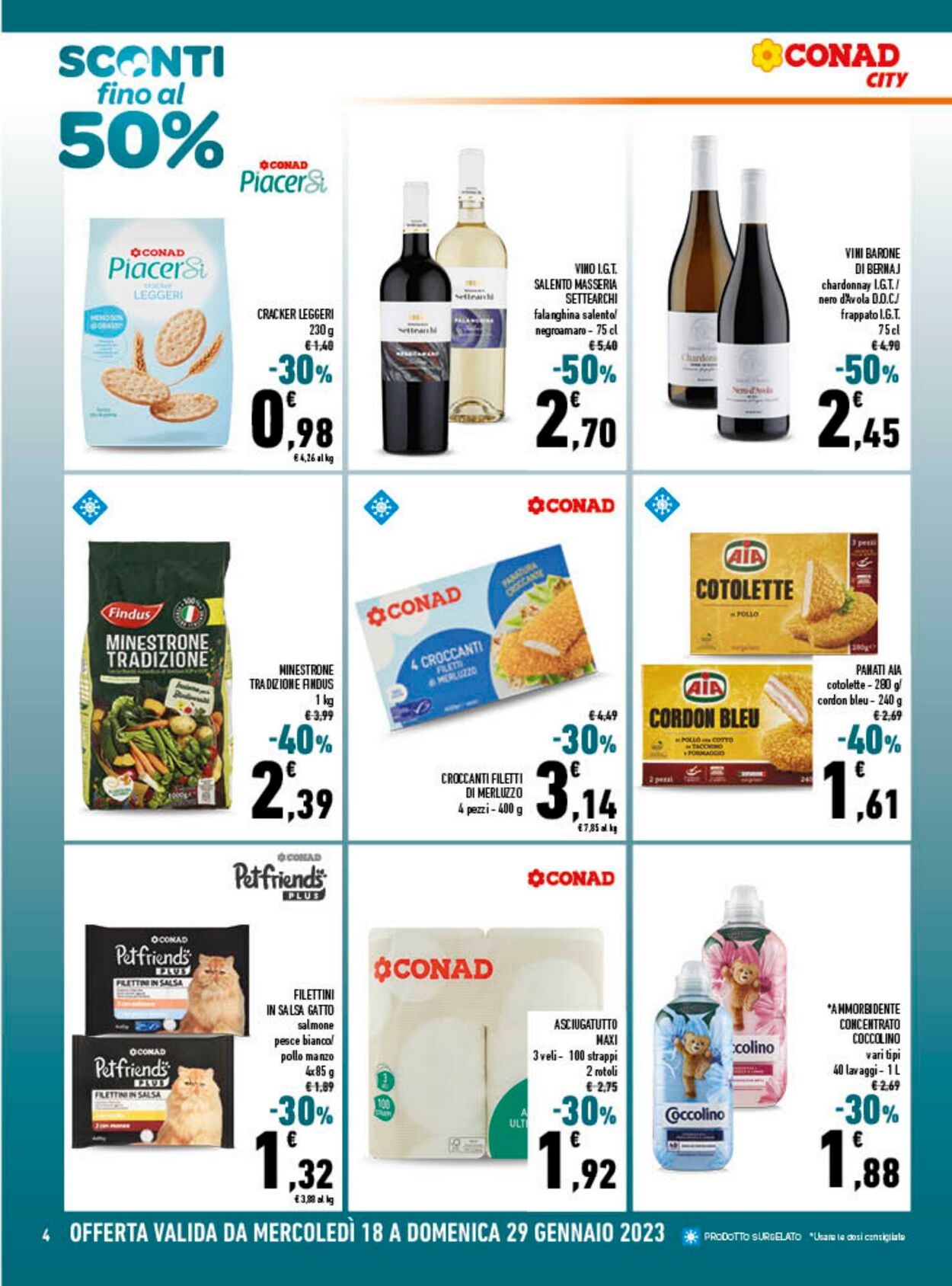 Volantino Conad 18.01.2023 - 29.01.2023