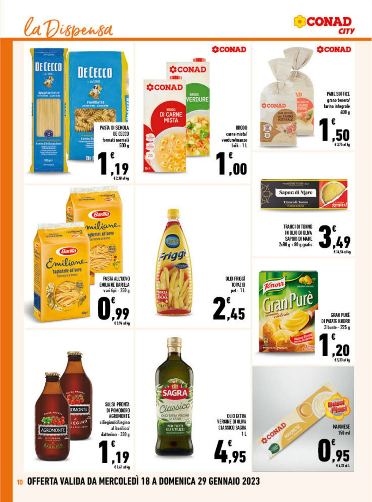 Volantino Conad 18.01.2023 - 29.01.2023