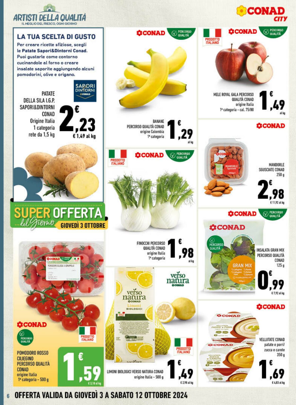 Volantino Conad 03.10.2024 - 12.10.2024