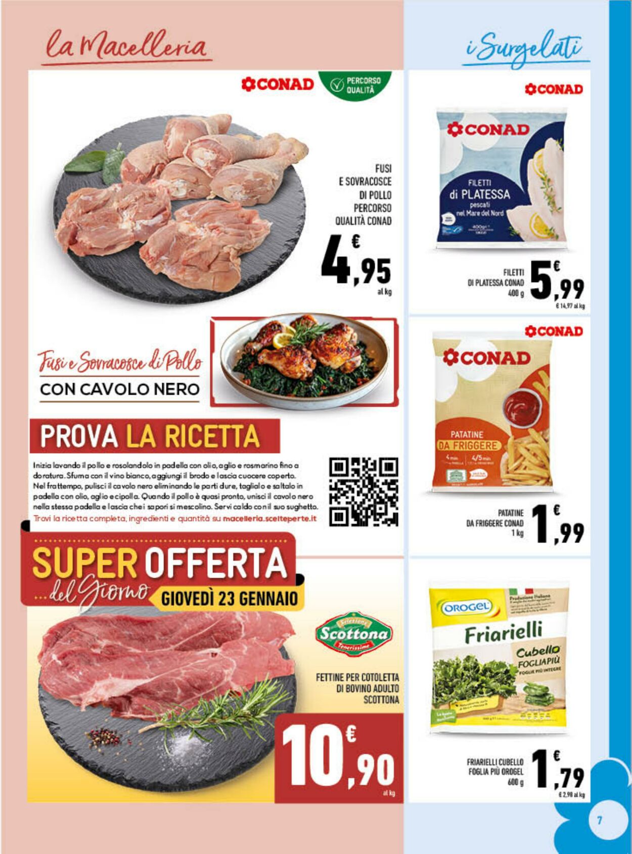 Volantino Conad 16.01.2025 - 25.01.2025