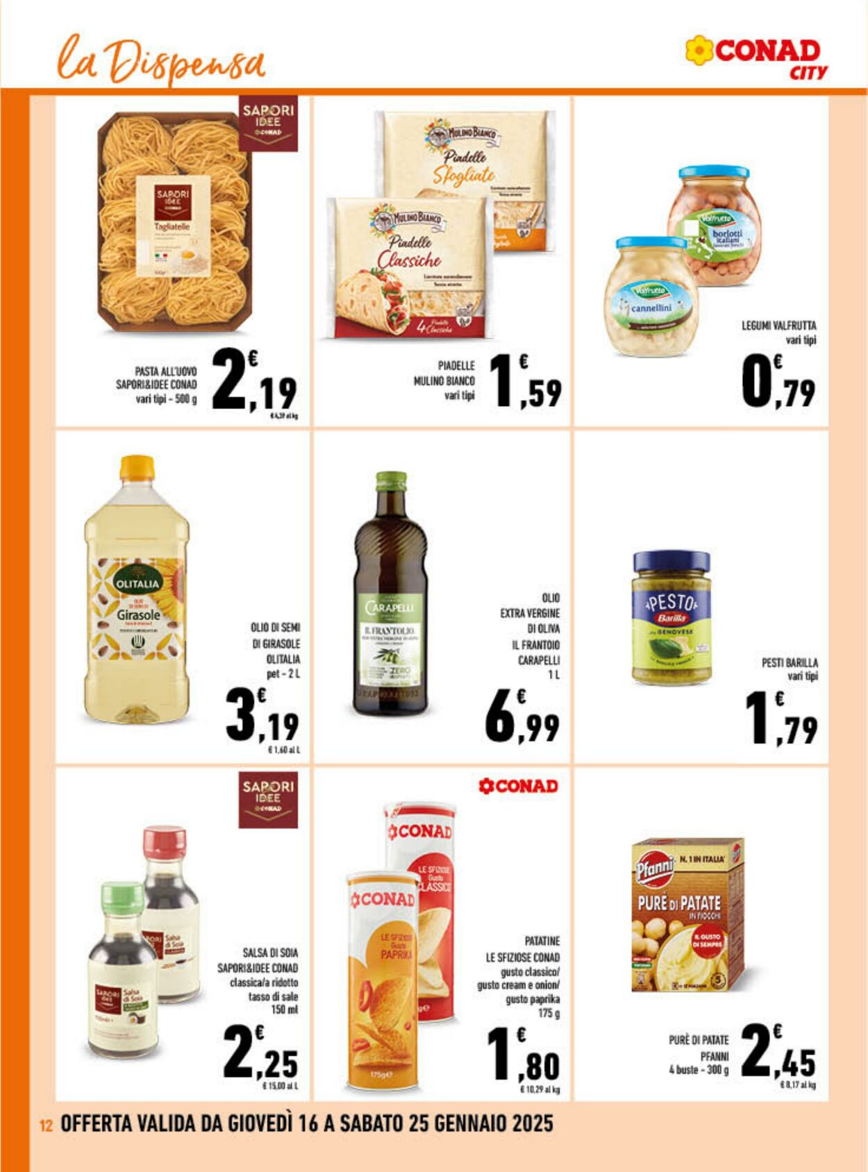 Volantino Conad 16.01.2025 - 25.01.2025