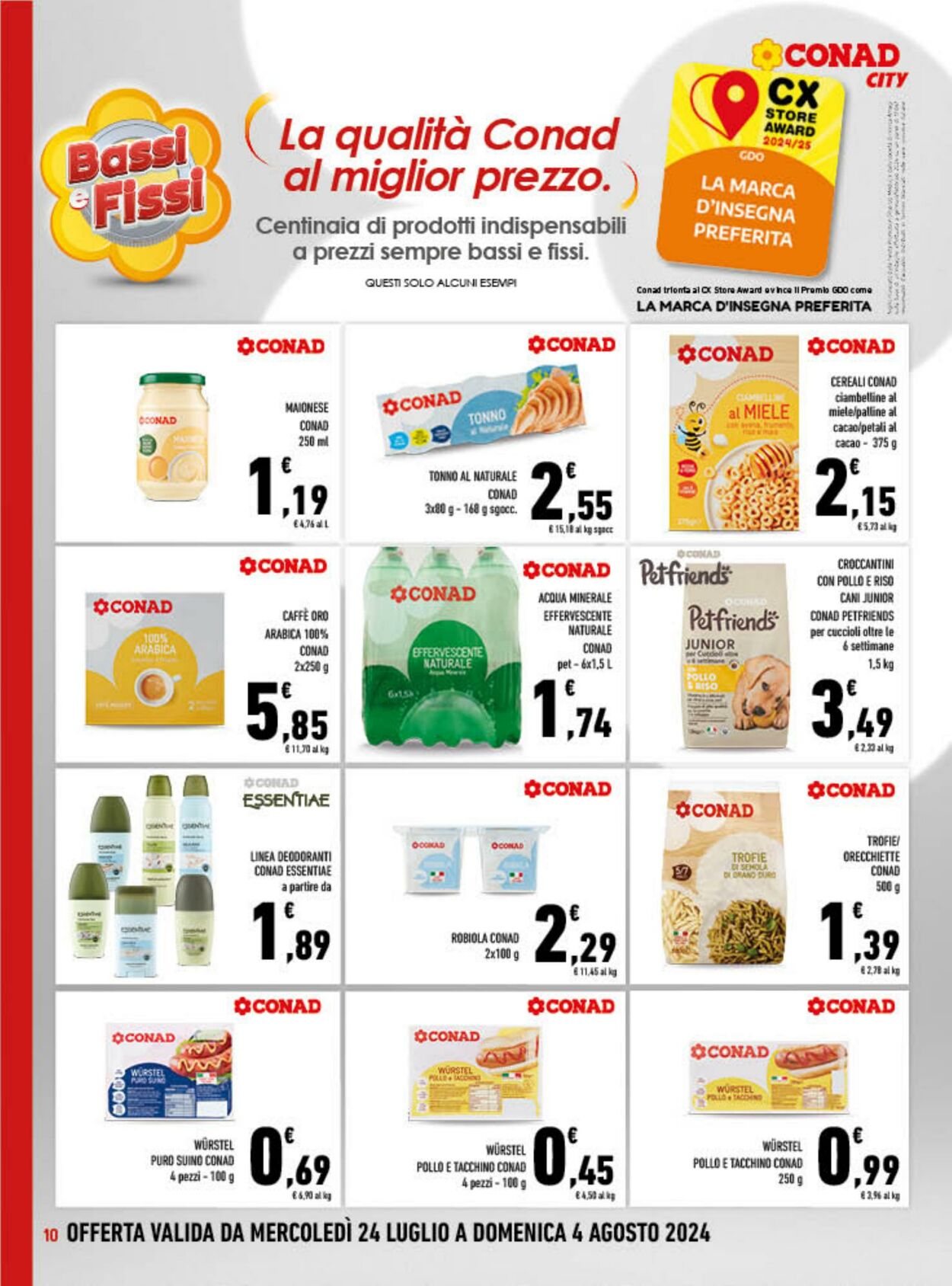 Volantino Conad 24.07.2024 - 04.08.2024