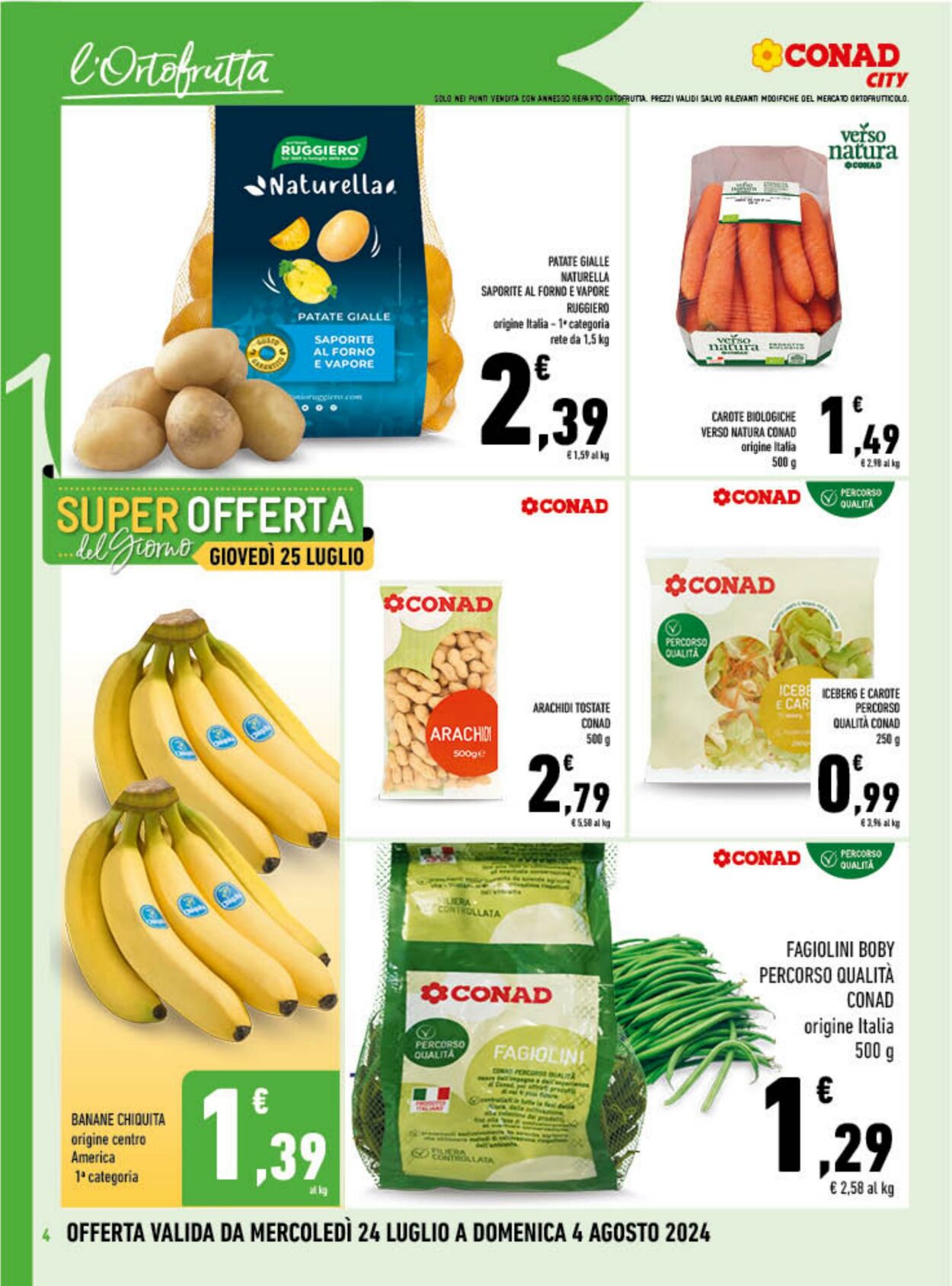 Volantino Conad 24.07.2024 - 04.08.2024