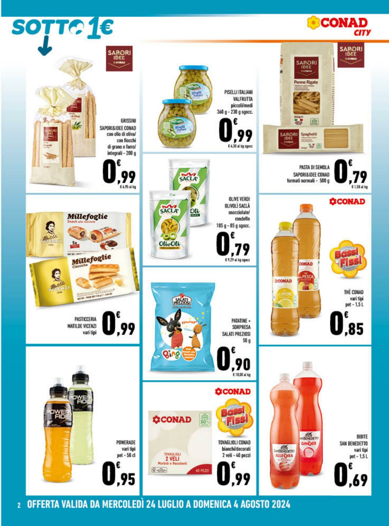 Volantino Conad 24.07.2024 - 04.08.2024