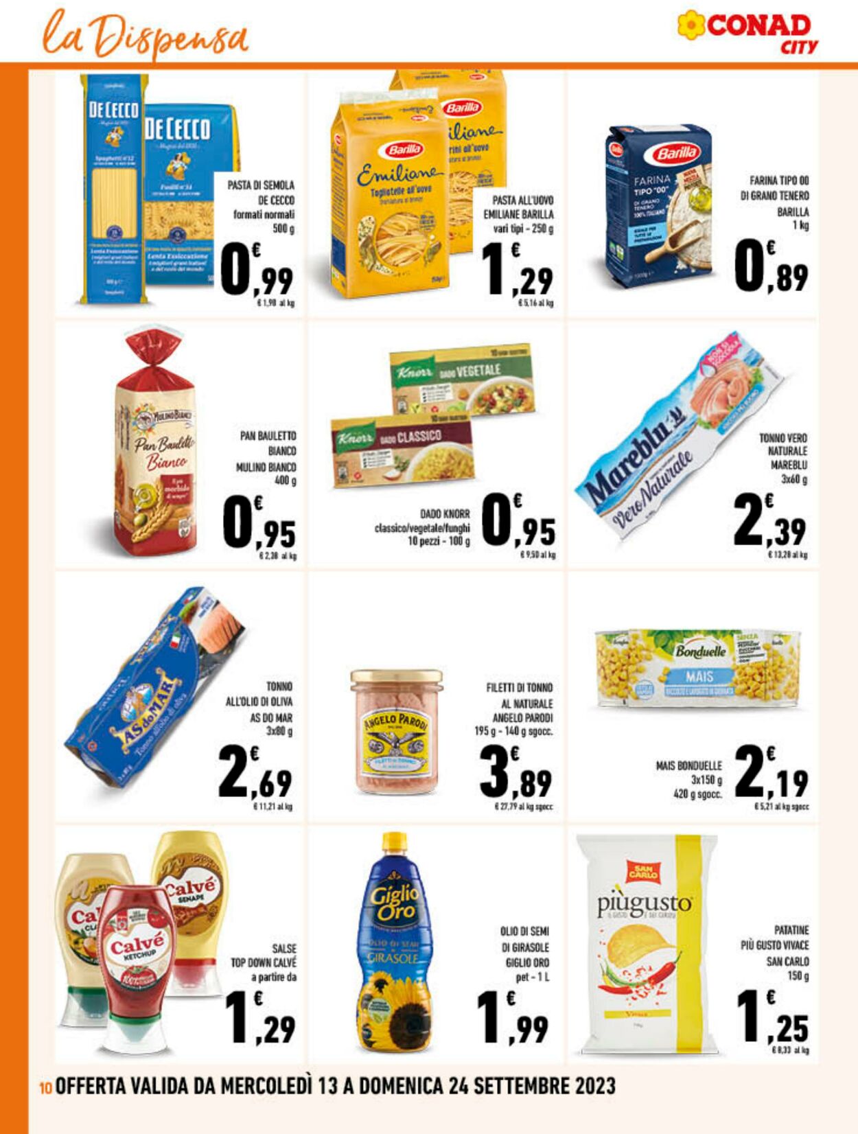 Volantino Conad 13.09.2023 - 24.09.2023