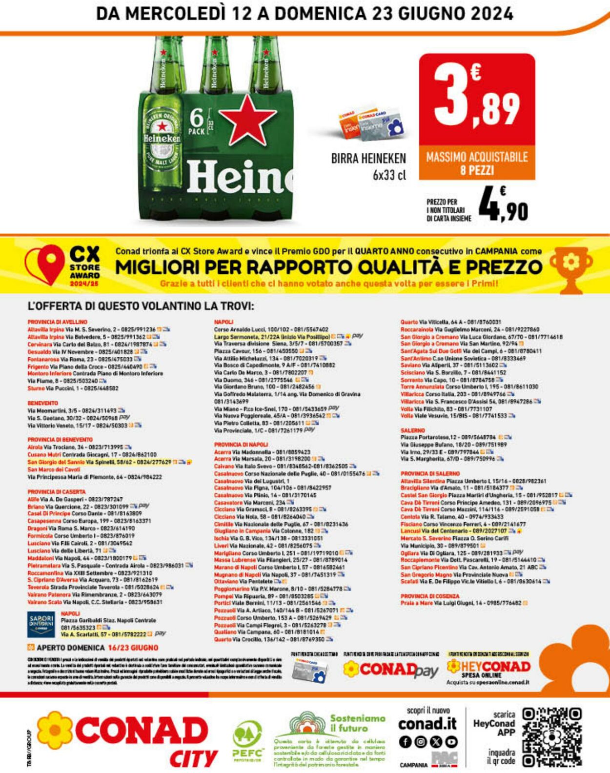 Volantino Conad 12.06.2024 - 23.06.2024