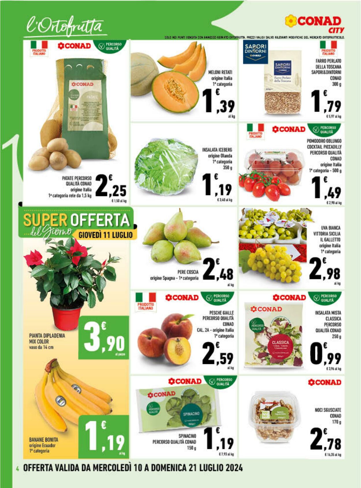 Volantino Conad 10.07.2024 - 21.07.2024