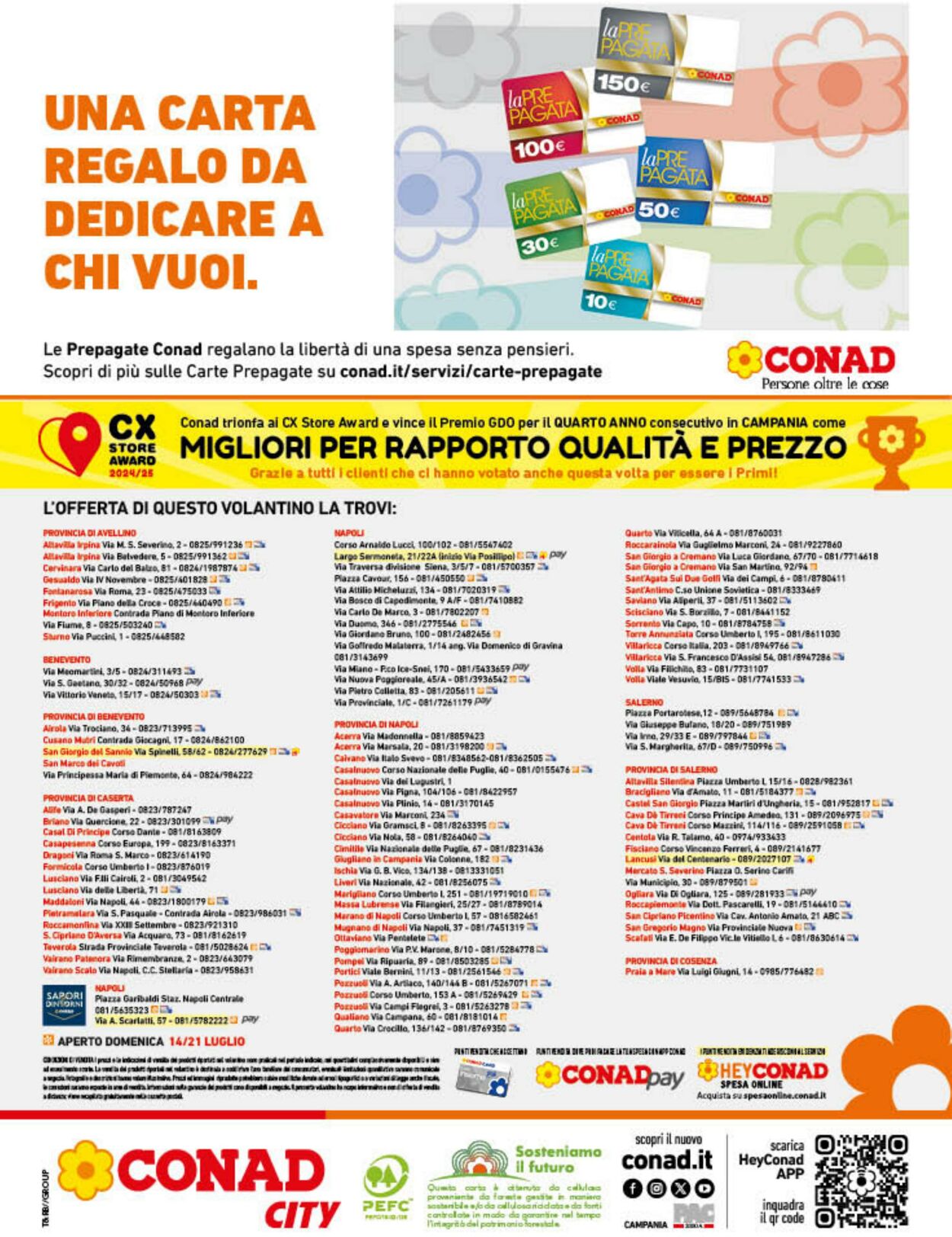 Volantino Conad 10.07.2024 - 21.07.2024