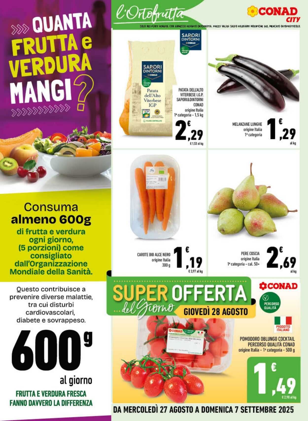 Volantino Conad 25.08.2025 - 25.08.2025