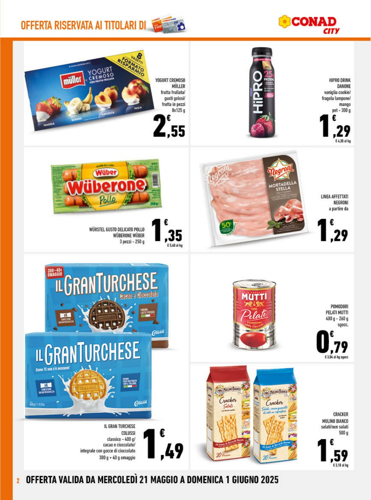 Volantino Conad 21.05.2025 - 01.06.2025