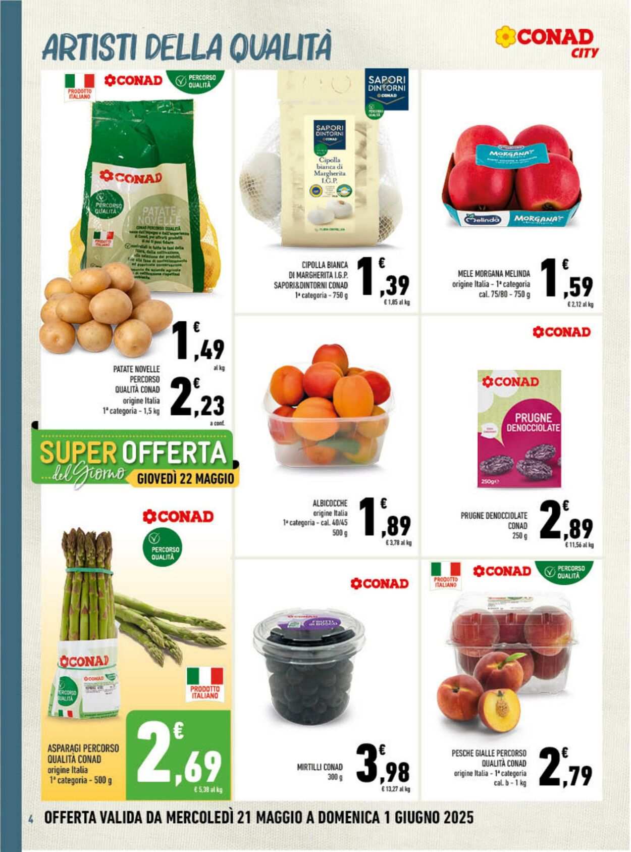 Volantino Conad 21.05.2025 - 01.06.2025