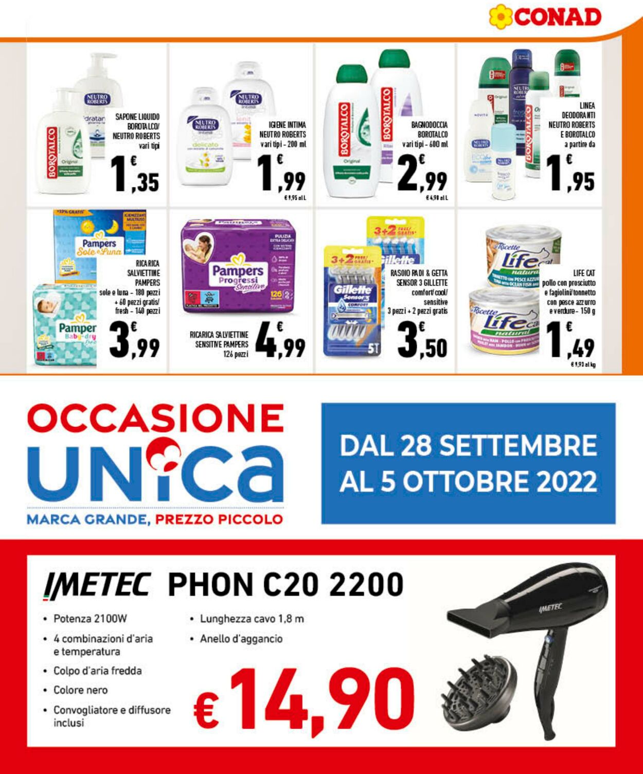 Volantino Conad 28.09.2022 - 05.10.2022