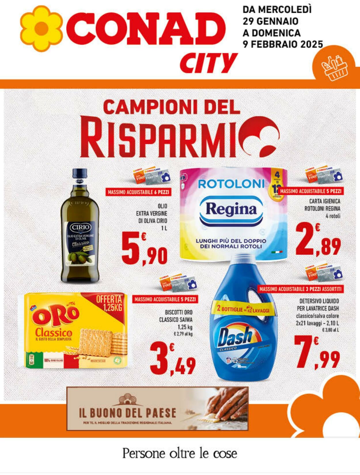 Volantino Conad 29.01.2025 - 09.02.2025