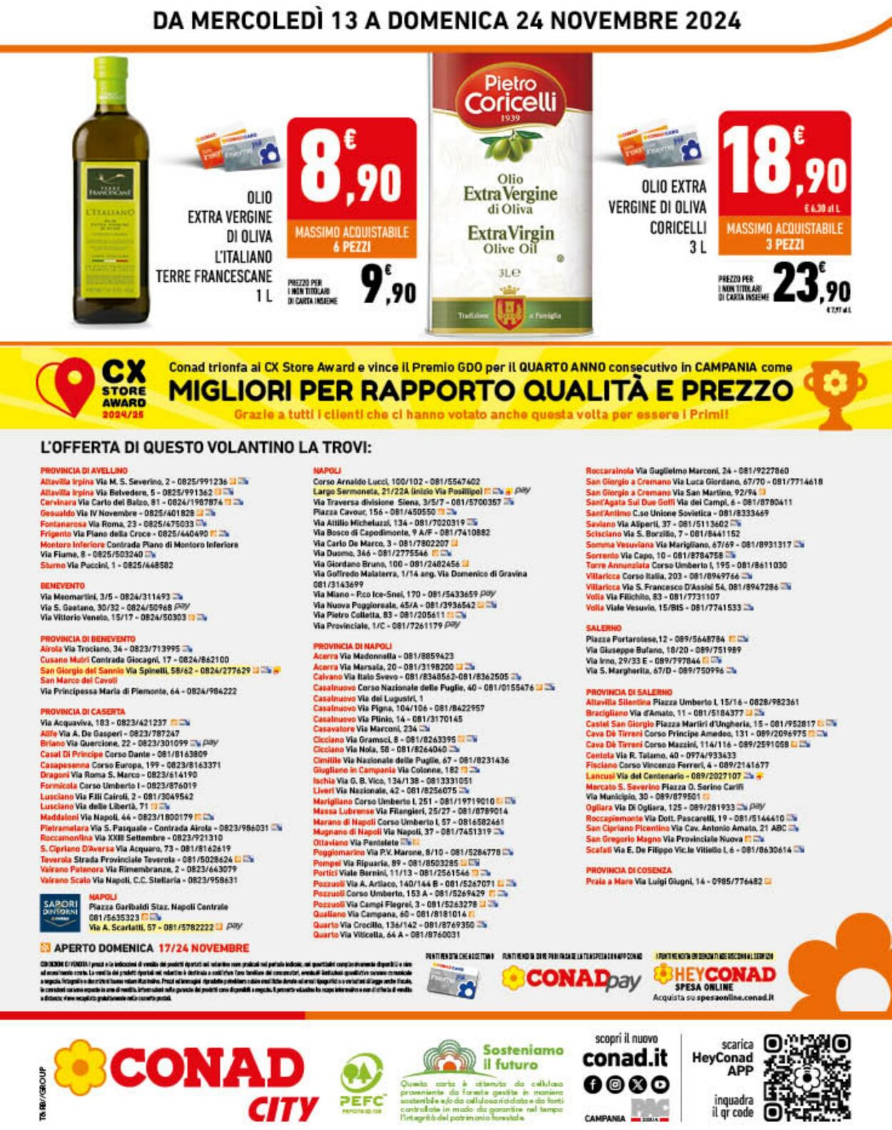 Volantino Conad 13.11.2024 - 24.11.2024