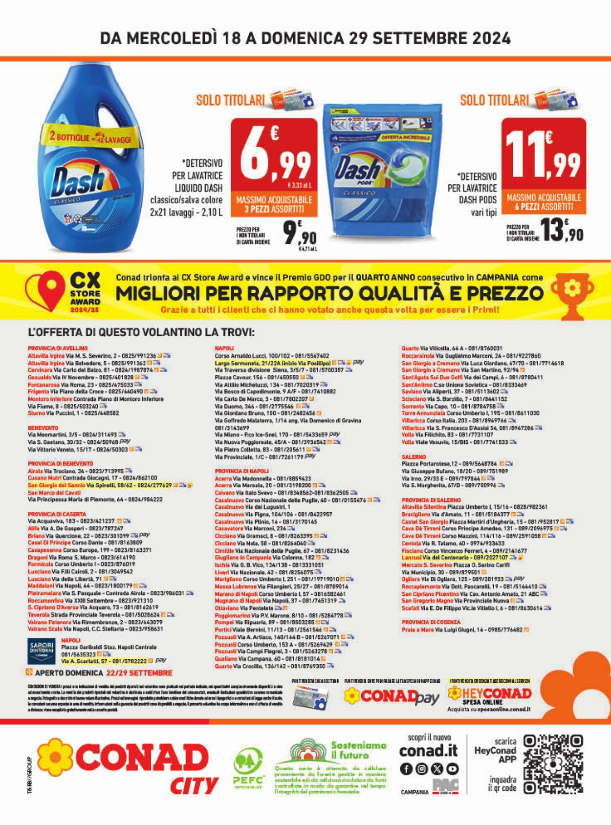 Volantino Conad 18.09.2024 - 29.09.2024