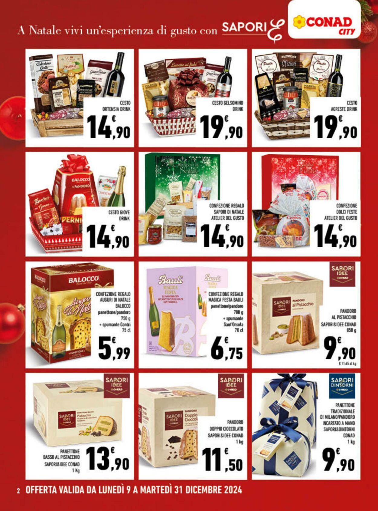 Volantino Conad 09.12.2024 - 31.12.2024