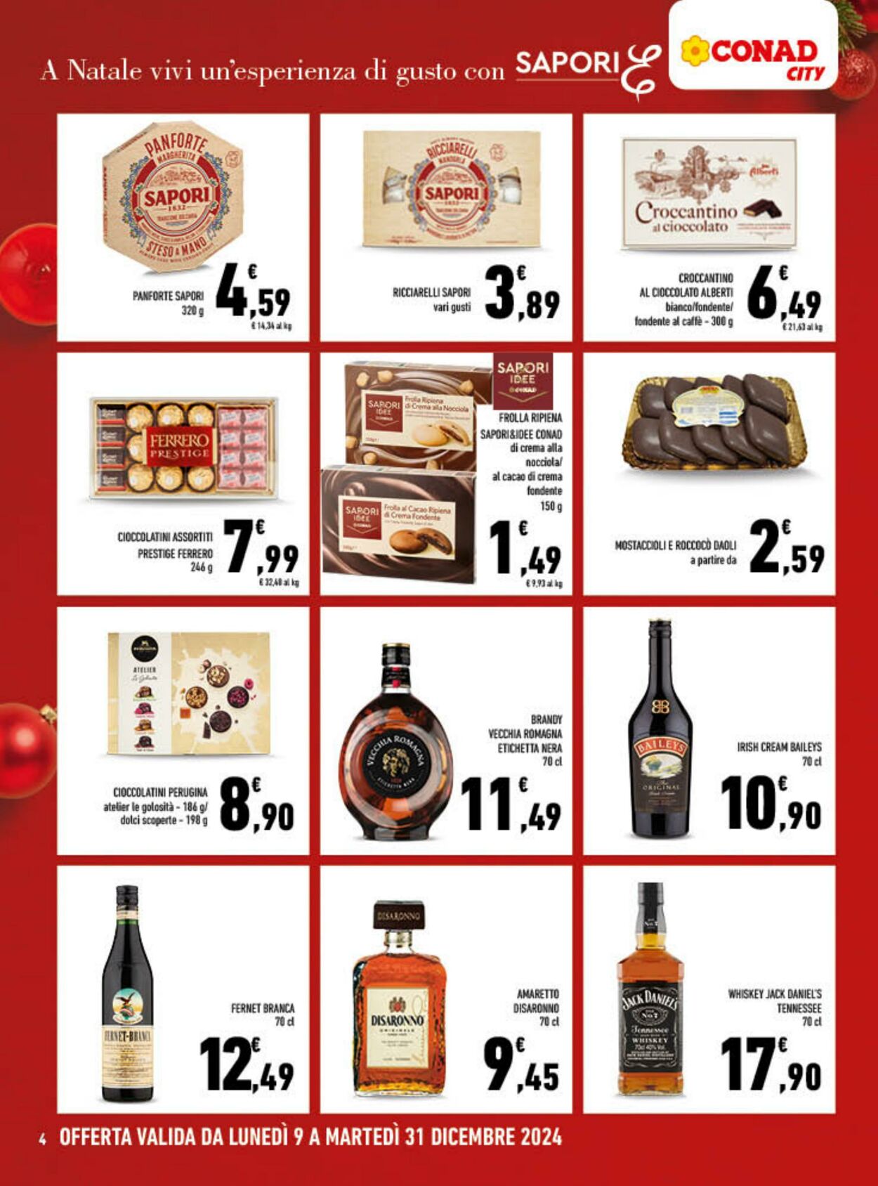 Volantino Conad 09.12.2024 - 31.12.2024