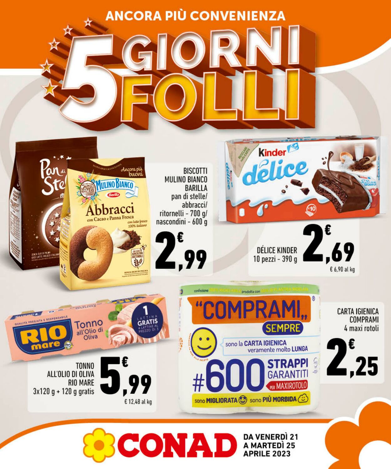 Volantino Conad 21.04.2023 - 25.04.2023