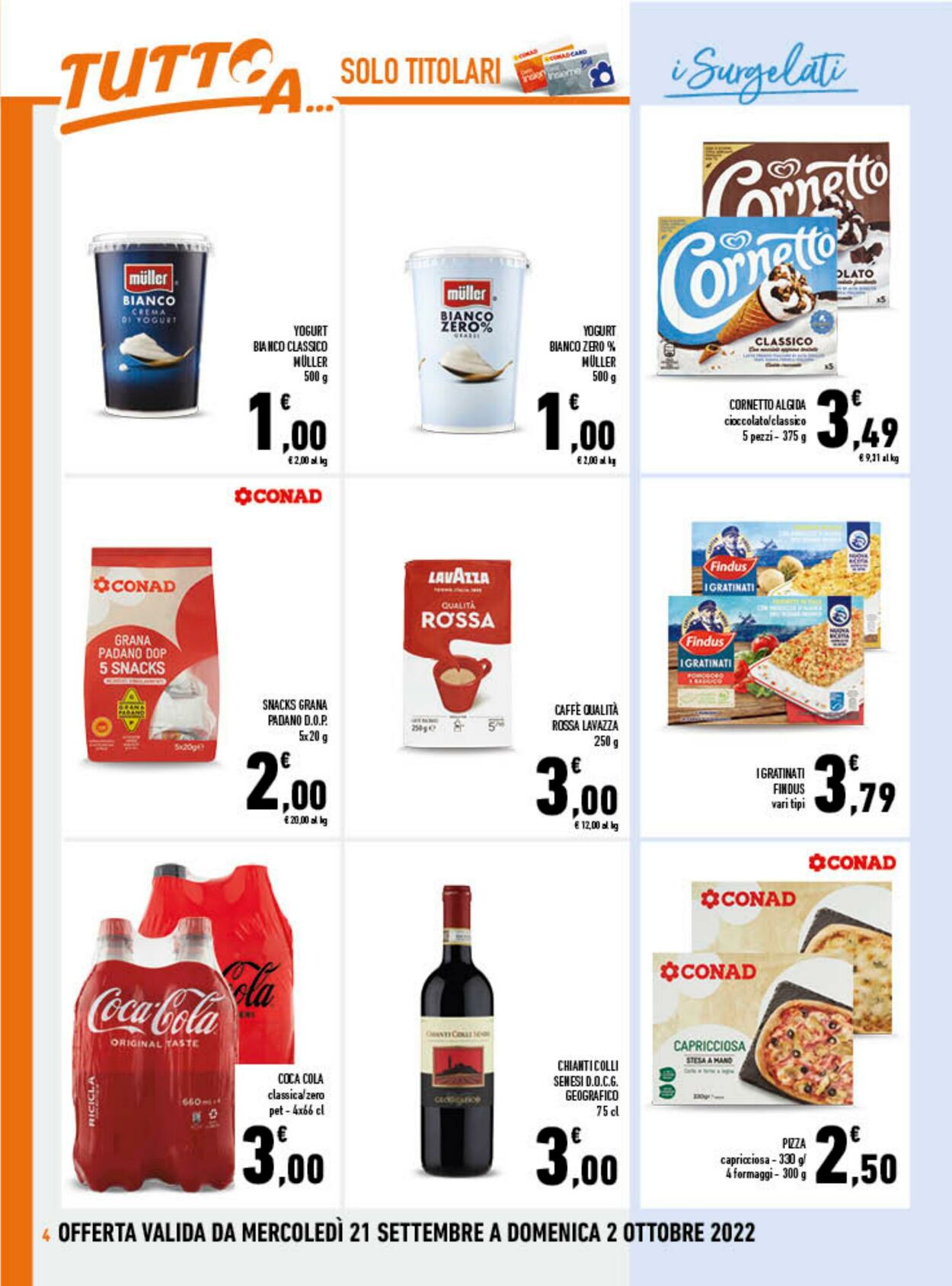 Volantino Conad 21.09.2022 - 02.10.2022