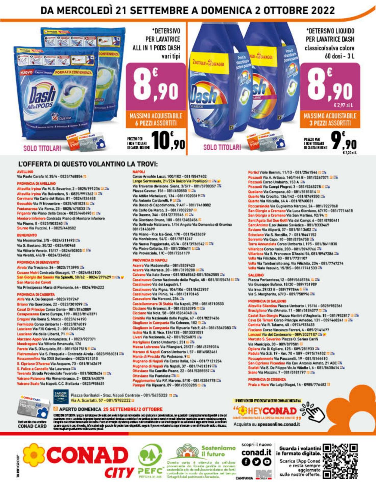 Volantino Conad 21.09.2022 - 02.10.2022