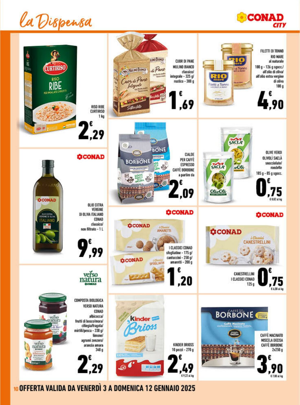 Volantino Conad 03.01.2025 - 12.01.2025