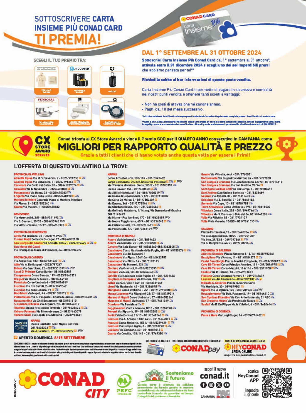 Volantino Conad 04.09.2024 - 15.09.2024