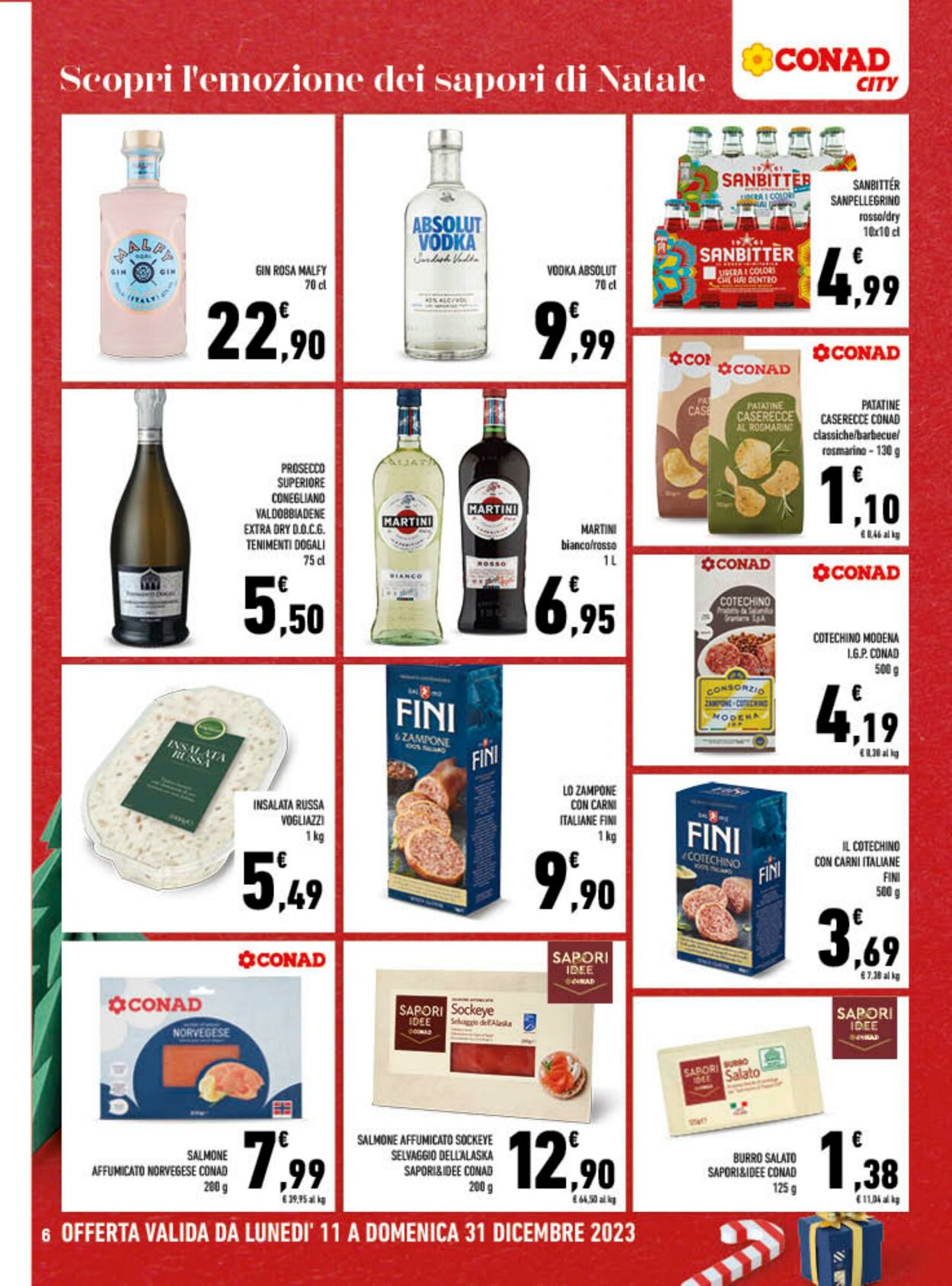 Volantino Conad 11.12.2023 - 31.12.2023