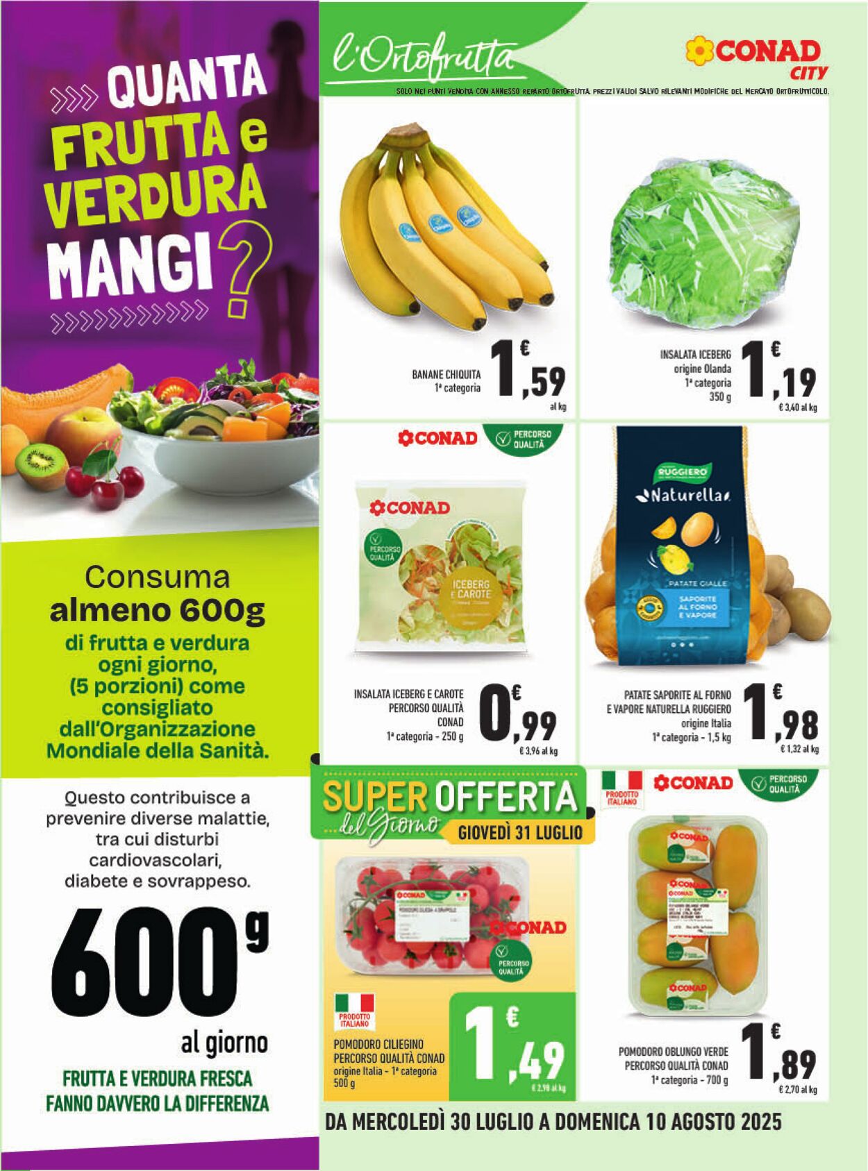 Volantino Conad 08.08.2025 - 08.08.2025