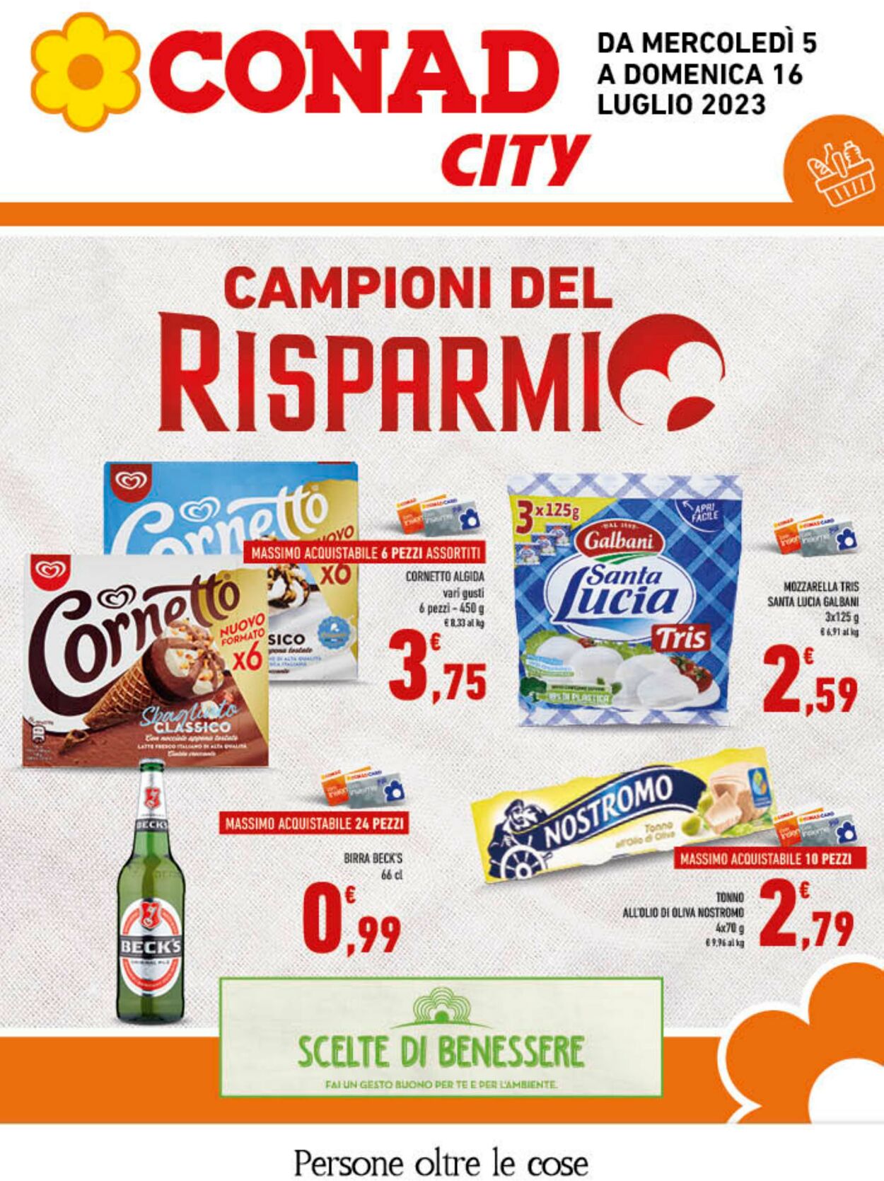 Volantino Conad 05.07.2023 - 16.07.2023