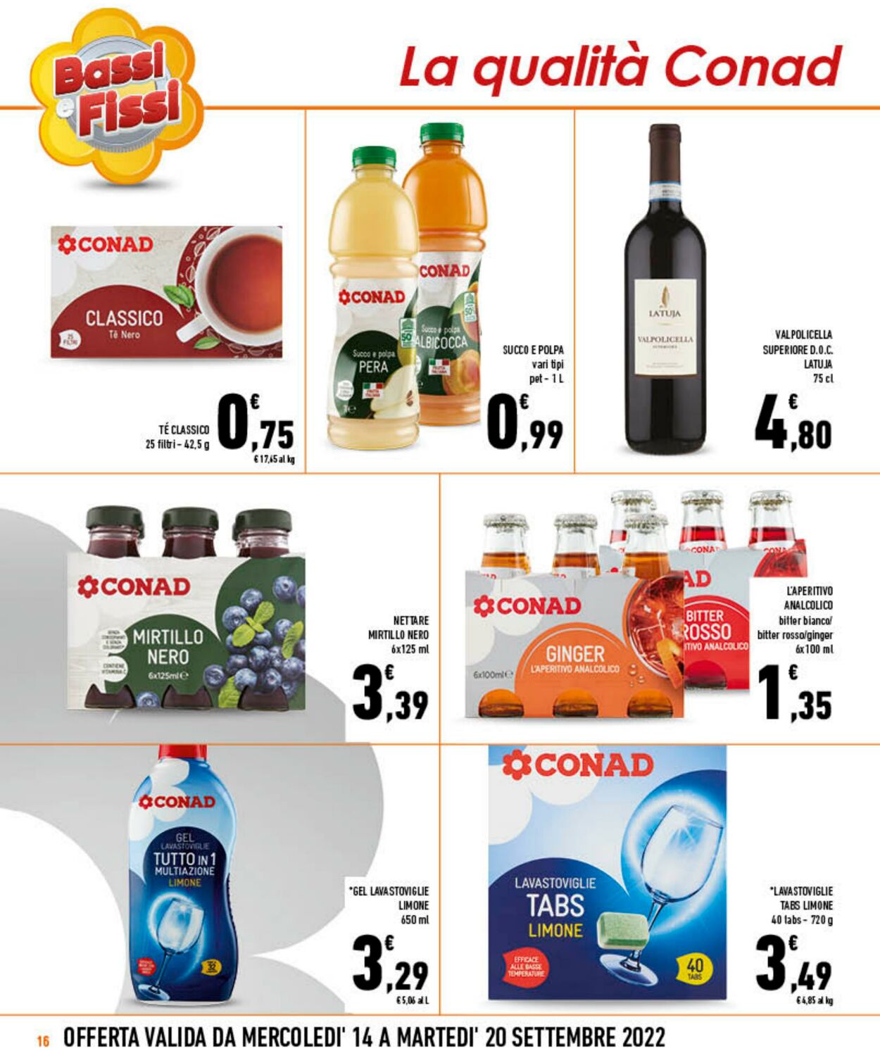 Volantino Conad 14.09.2022 - 20.09.2022