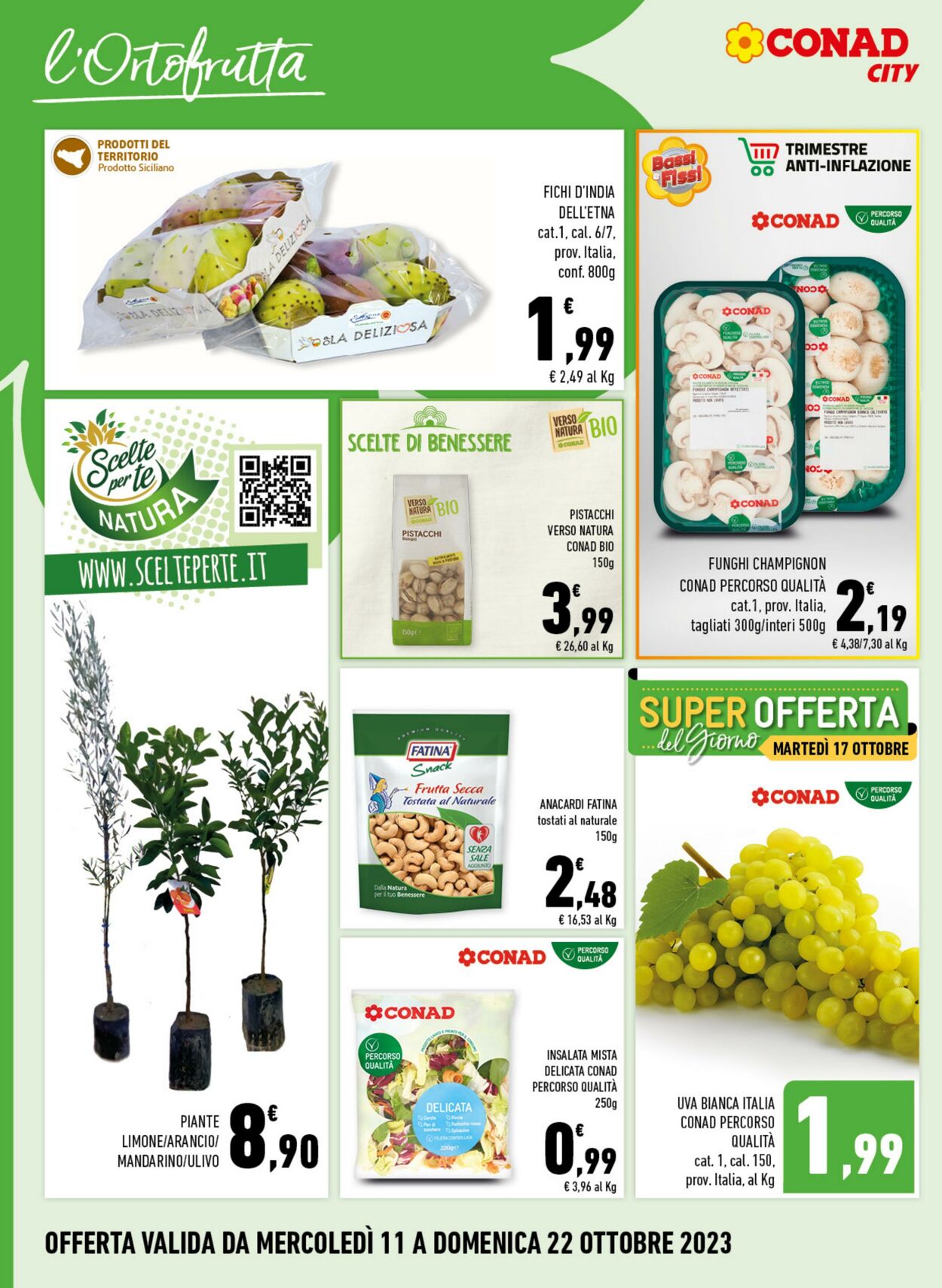 Volantino Conad 11.10.2023 - 22.10.2023