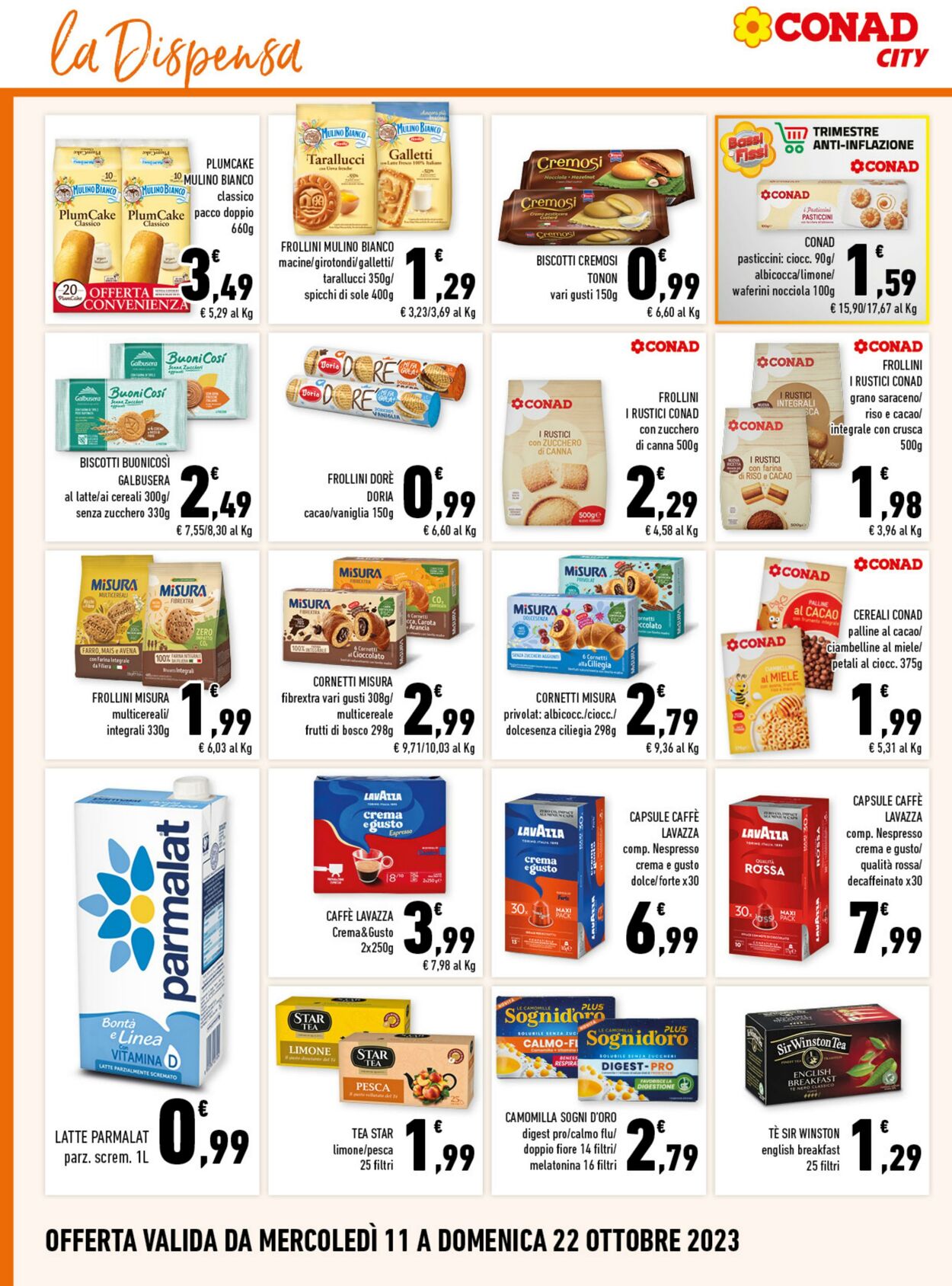 Volantino Conad 11.10.2023 - 22.10.2023