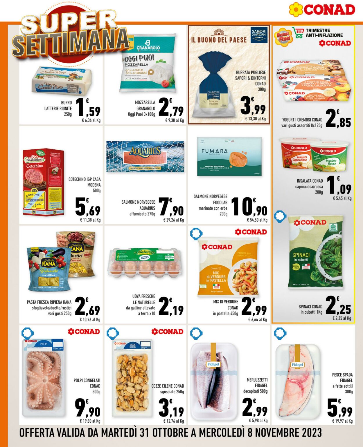 Volantino Conad 31.10.2023 - 08.11.2023