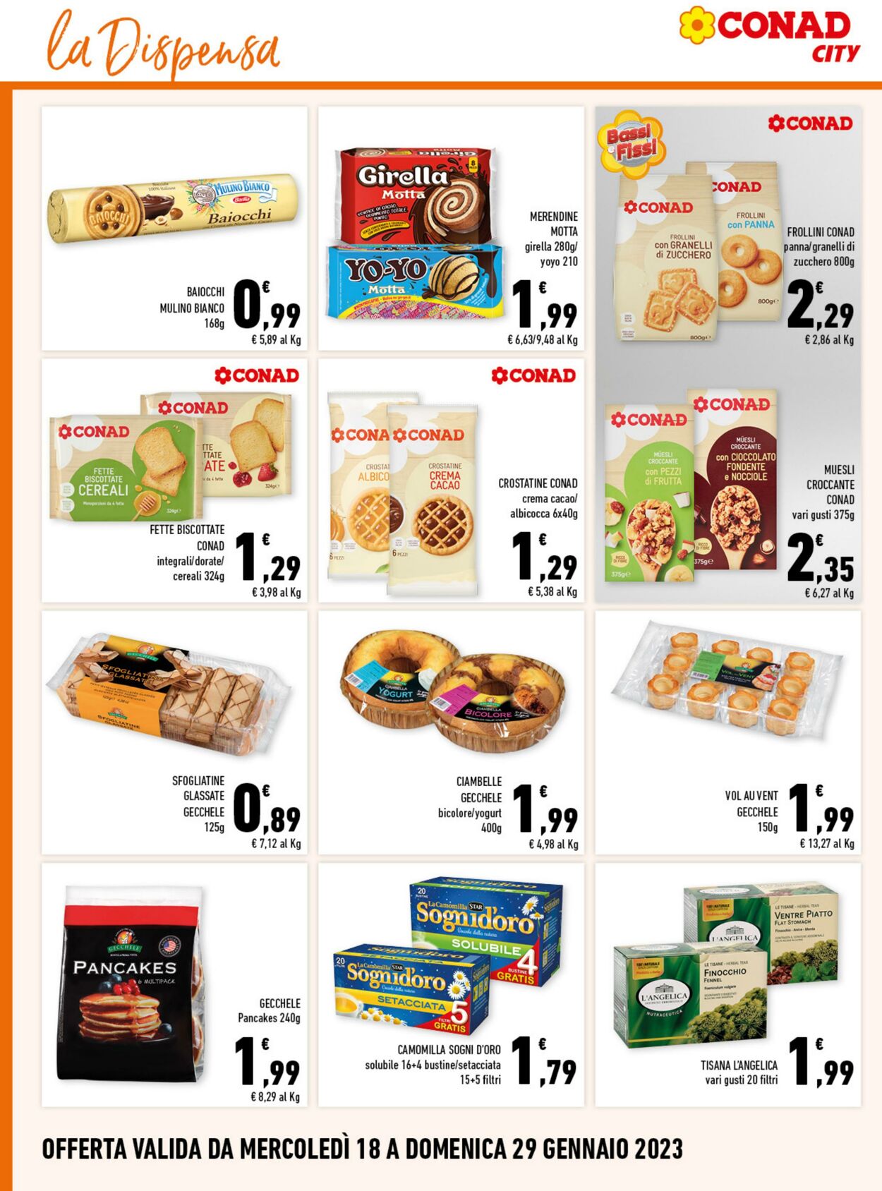 Volantino Conad 18.01.2023 - 29.01.2023