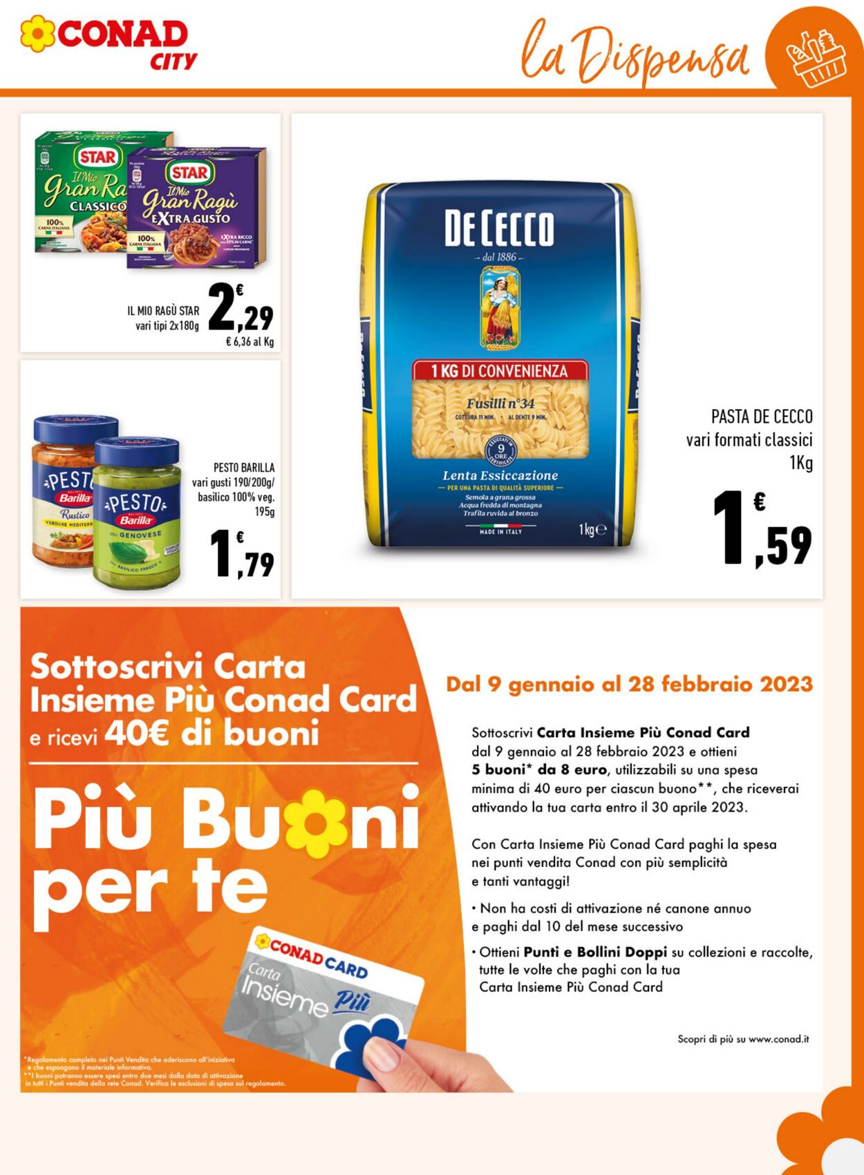 Volantino Conad 18.01.2023 - 29.01.2023