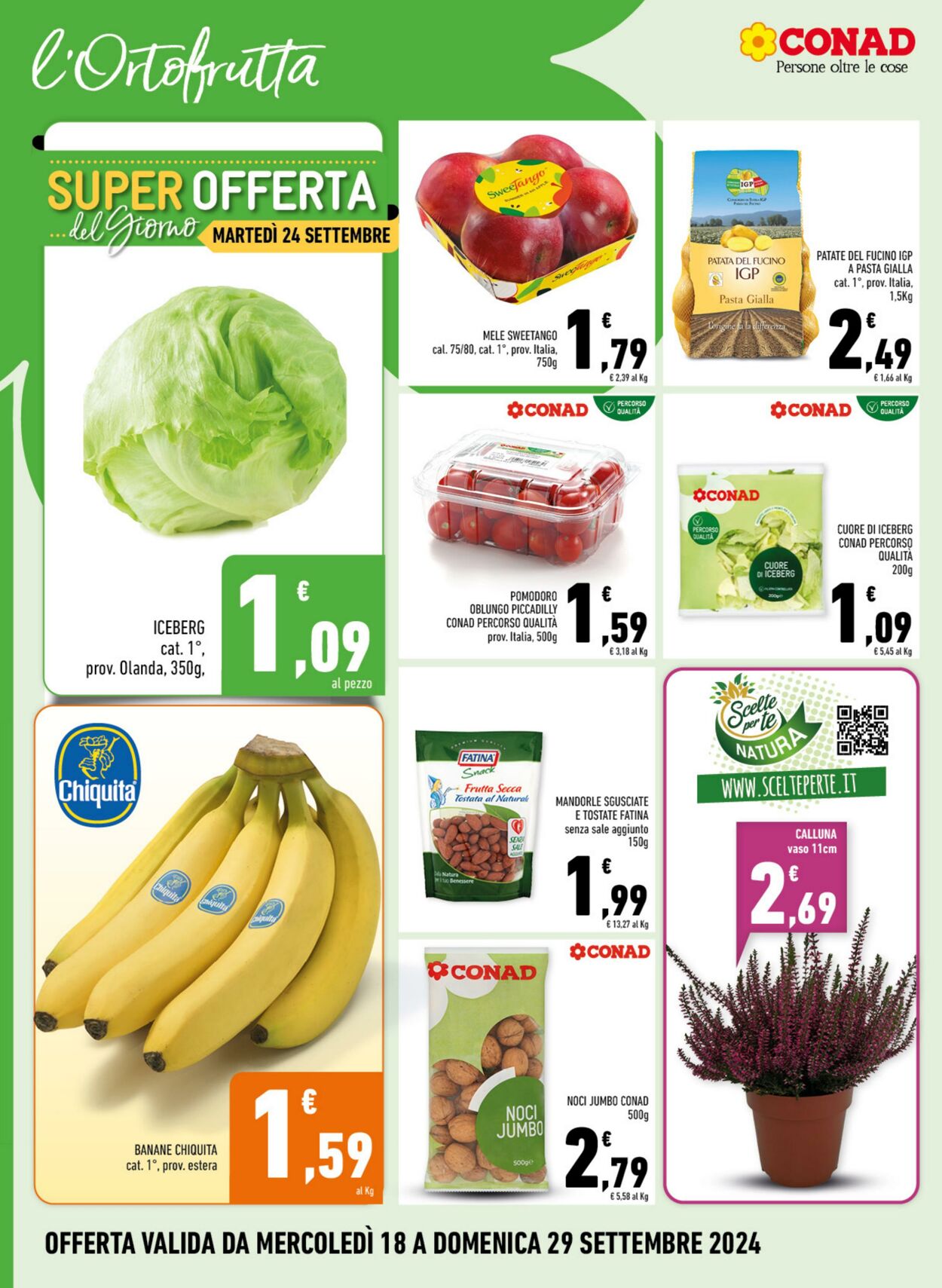 Volantino Conad 18.09.2024 - 29.09.2024