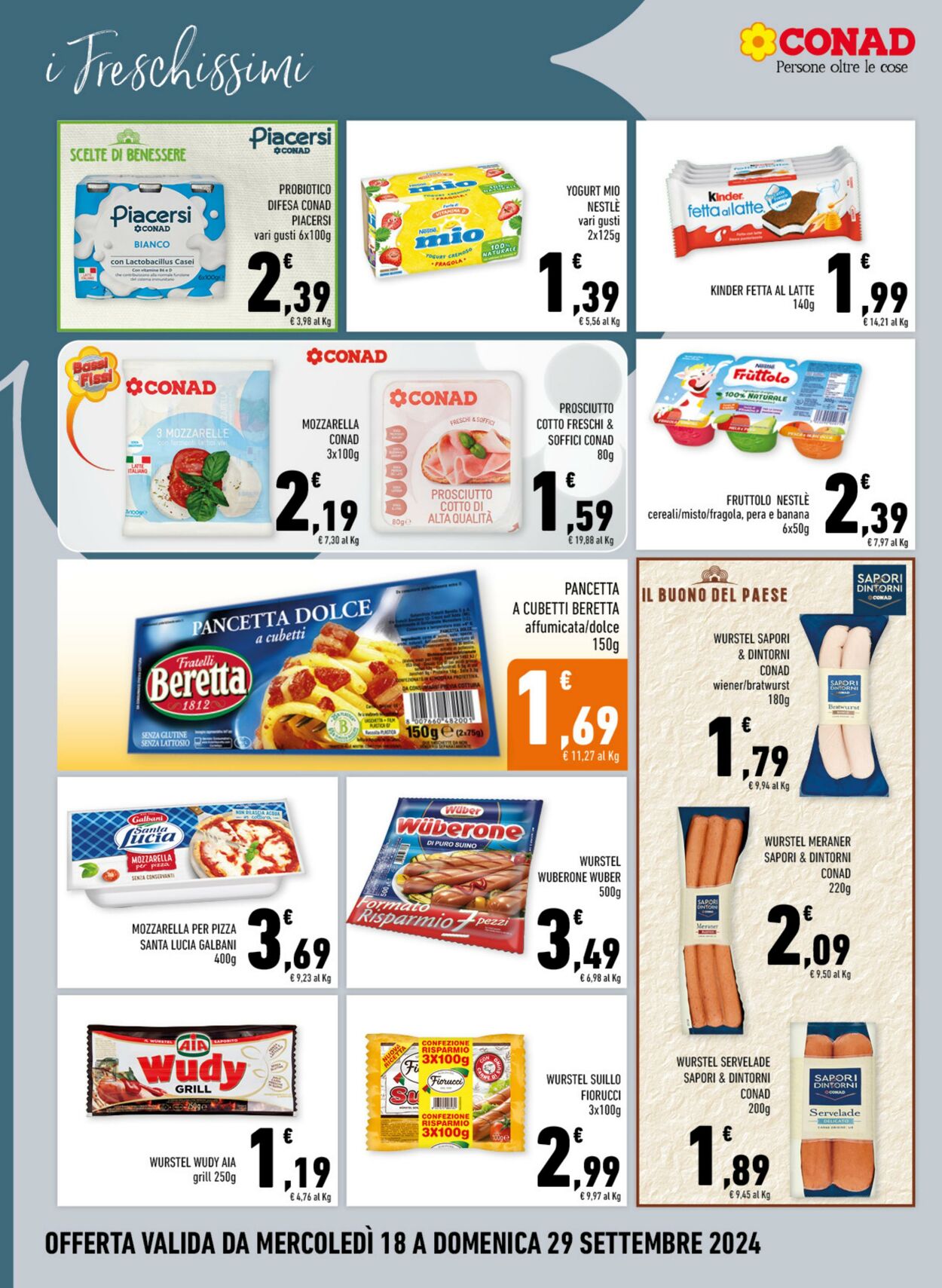 Volantino Conad 18.09.2024 - 29.09.2024