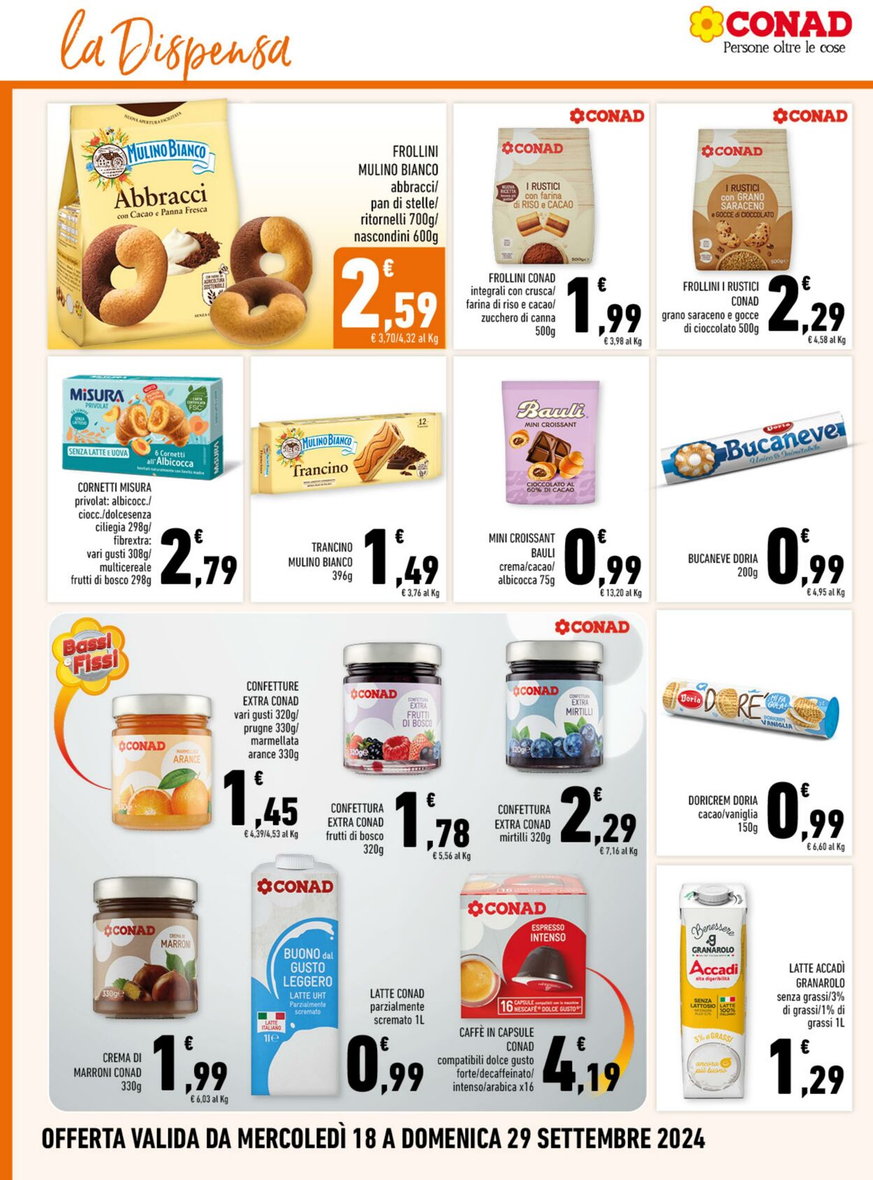 Volantino Conad 18.09.2024 - 29.09.2024