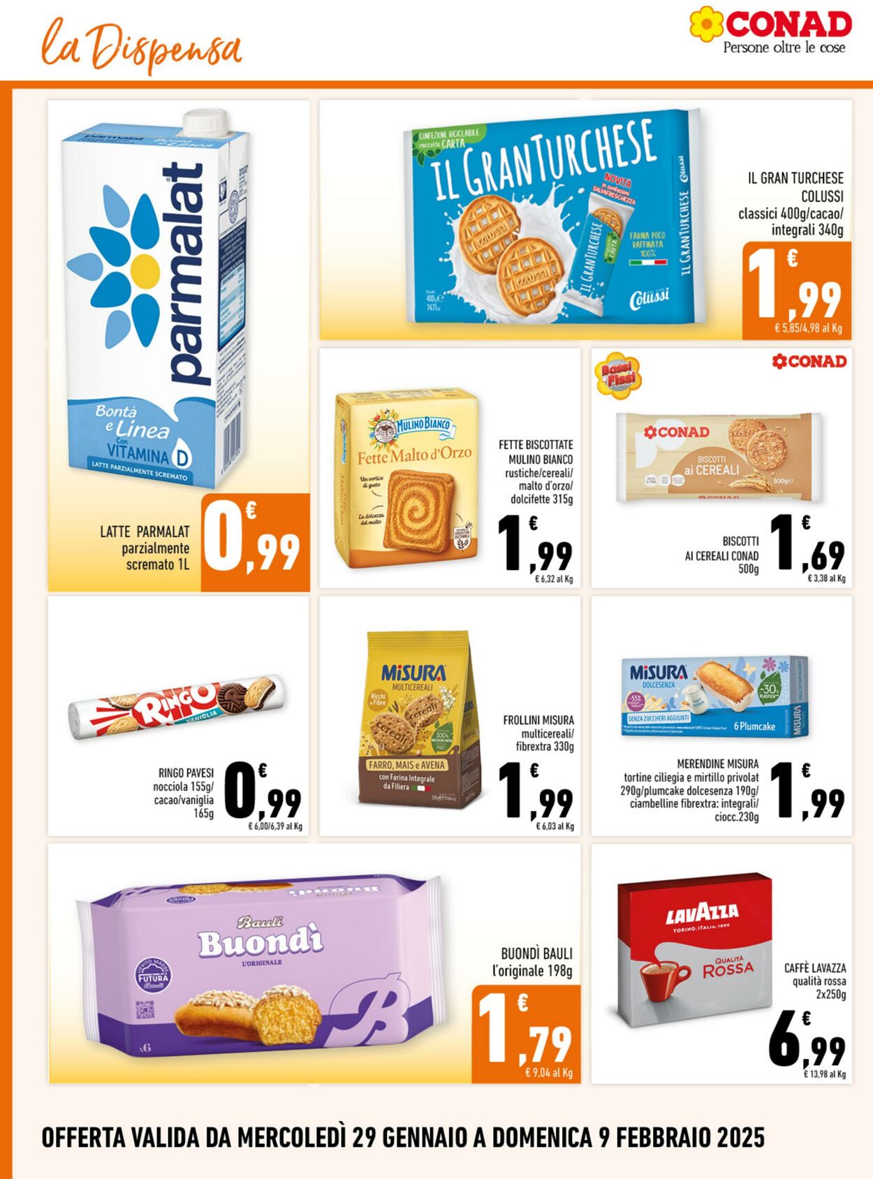 Volantino Conad 29.01.2025 - 09.02.2025