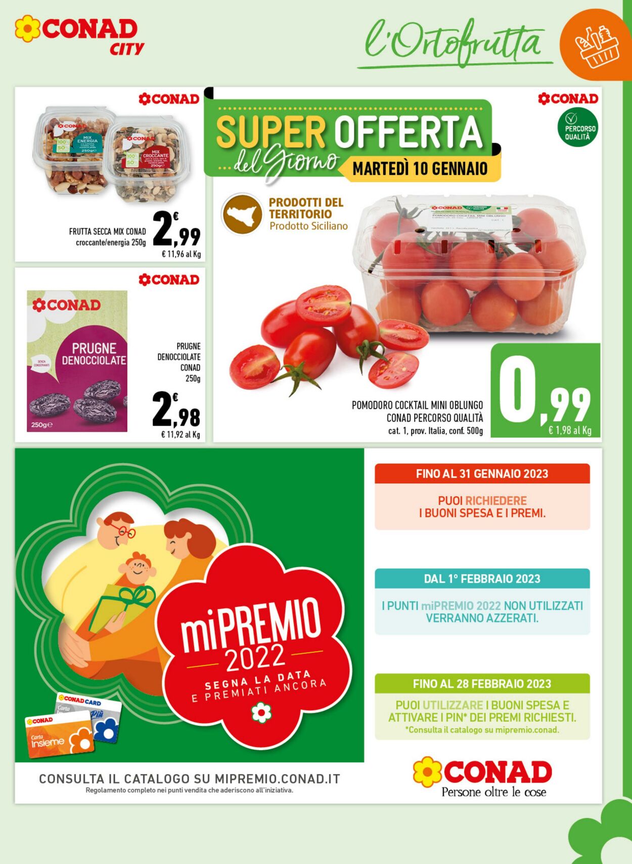 Volantino Conad 04.01.2023 - 15.01.2023