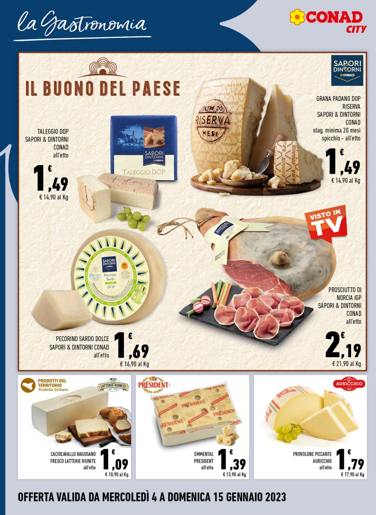 Volantino Conad 04.01.2023 - 15.01.2023