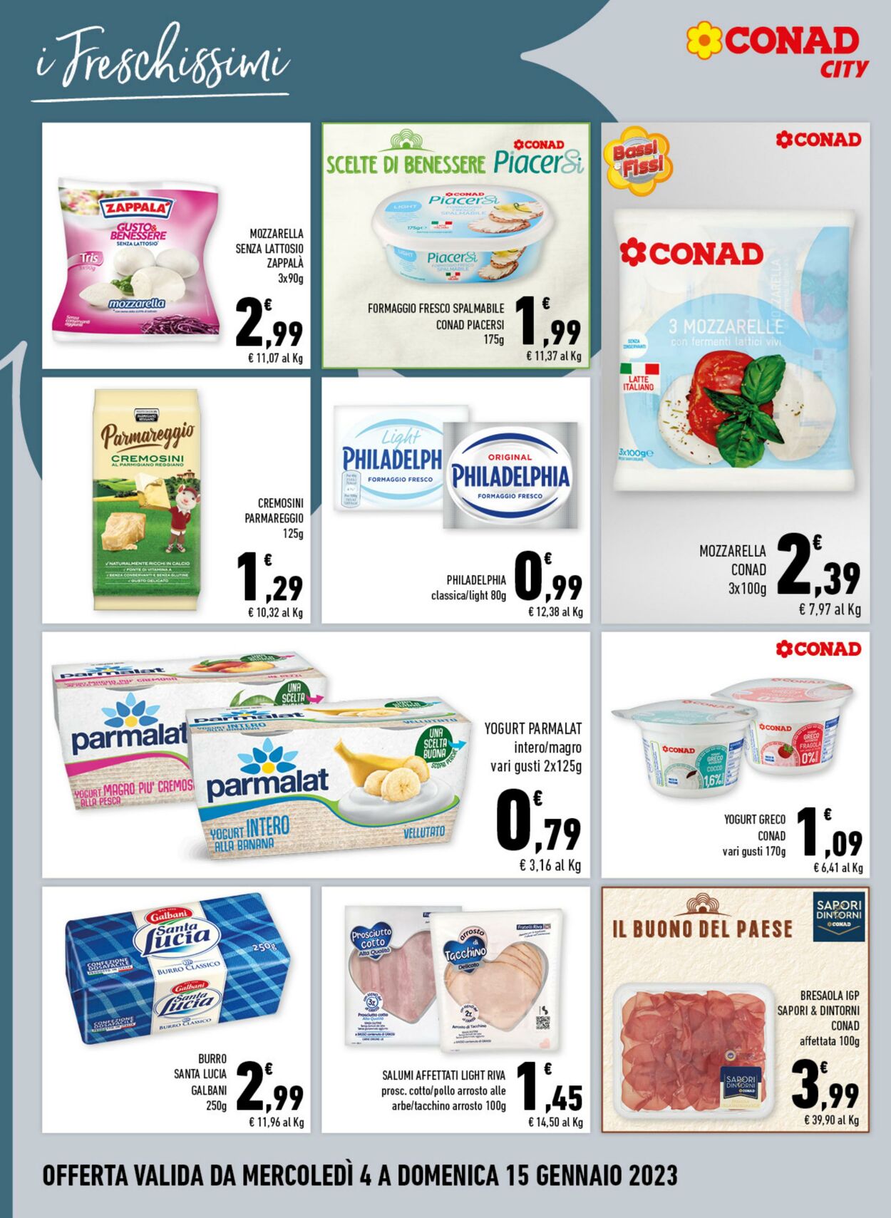 Volantino Conad 04.01.2023 - 15.01.2023