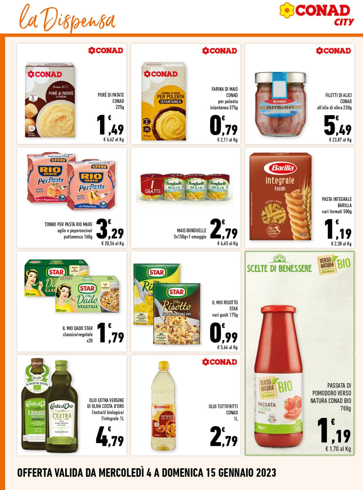 Volantino Conad 04.01.2023 - 15.01.2023