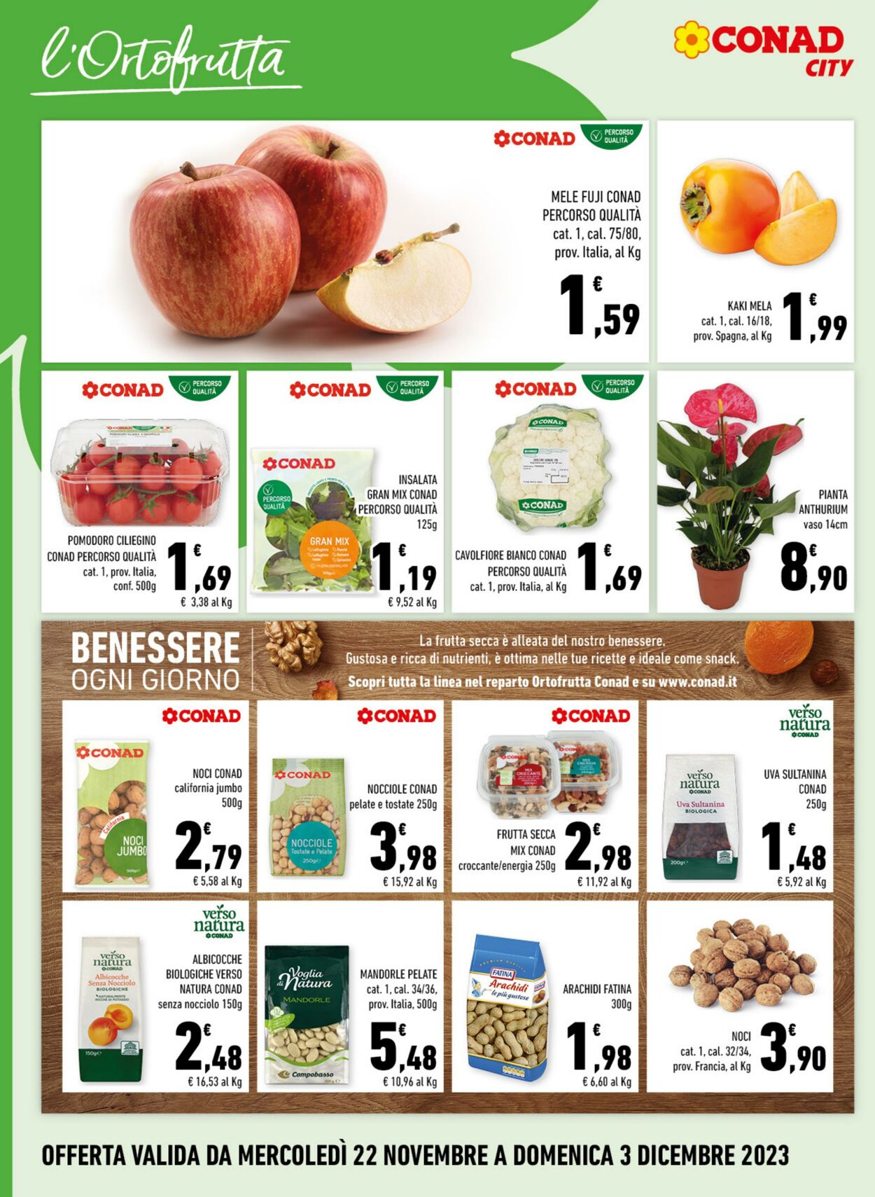 Volantino Conad 22.11.2023 - 03.12.2023