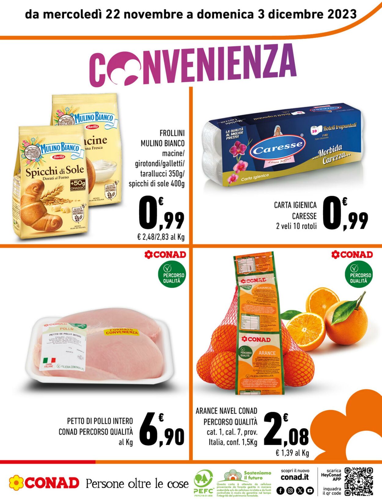 Volantino Conad 22.11.2023 - 03.12.2023