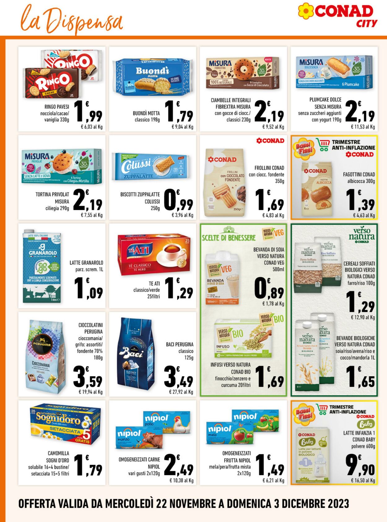 Volantino Conad 22.11.2023 - 03.12.2023